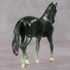 Theo OOAK Green Deco Warmblood Chip By Jamie Adamson HS24