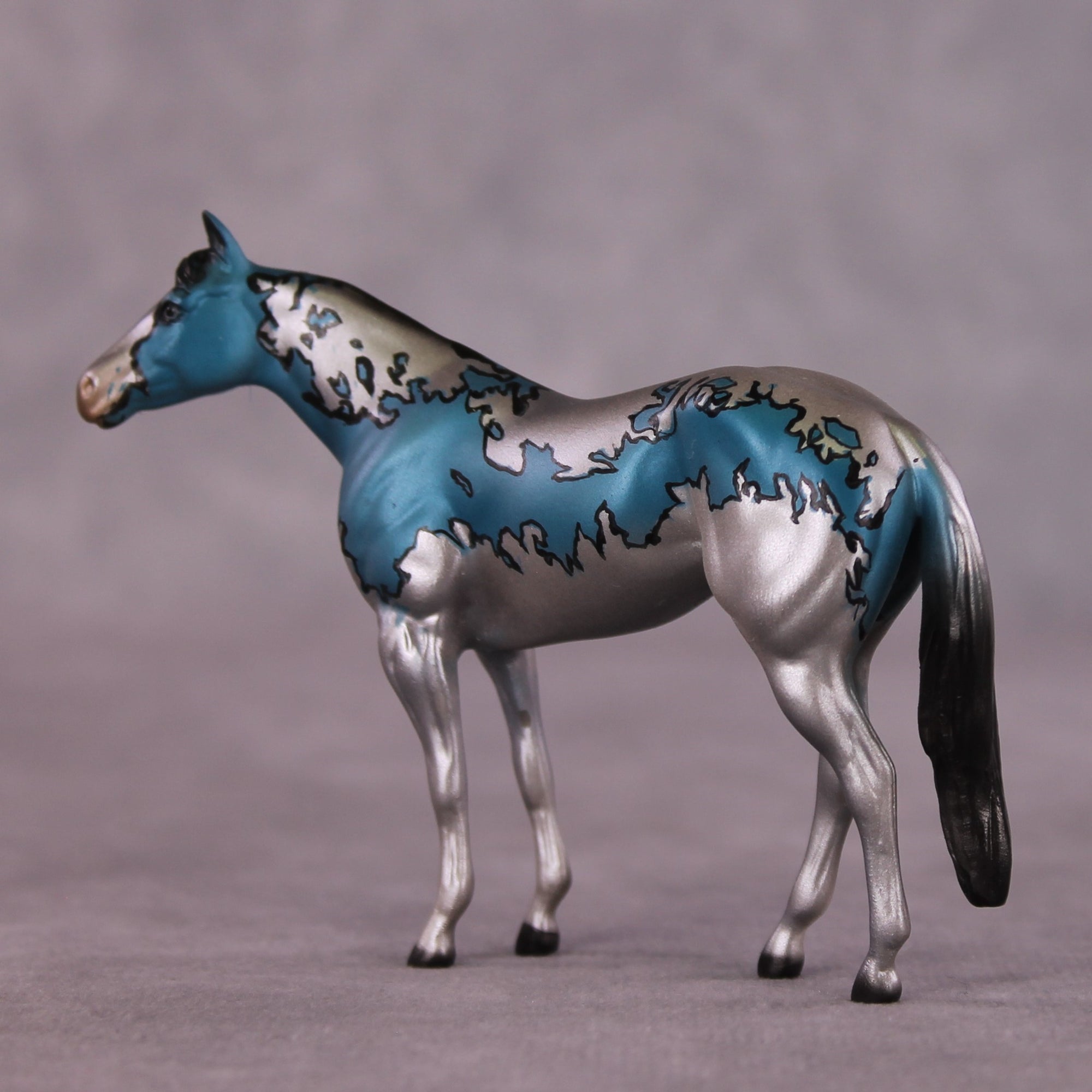 "Choropleth" OOAK Stock Chip by Dawn Quick SHCF25