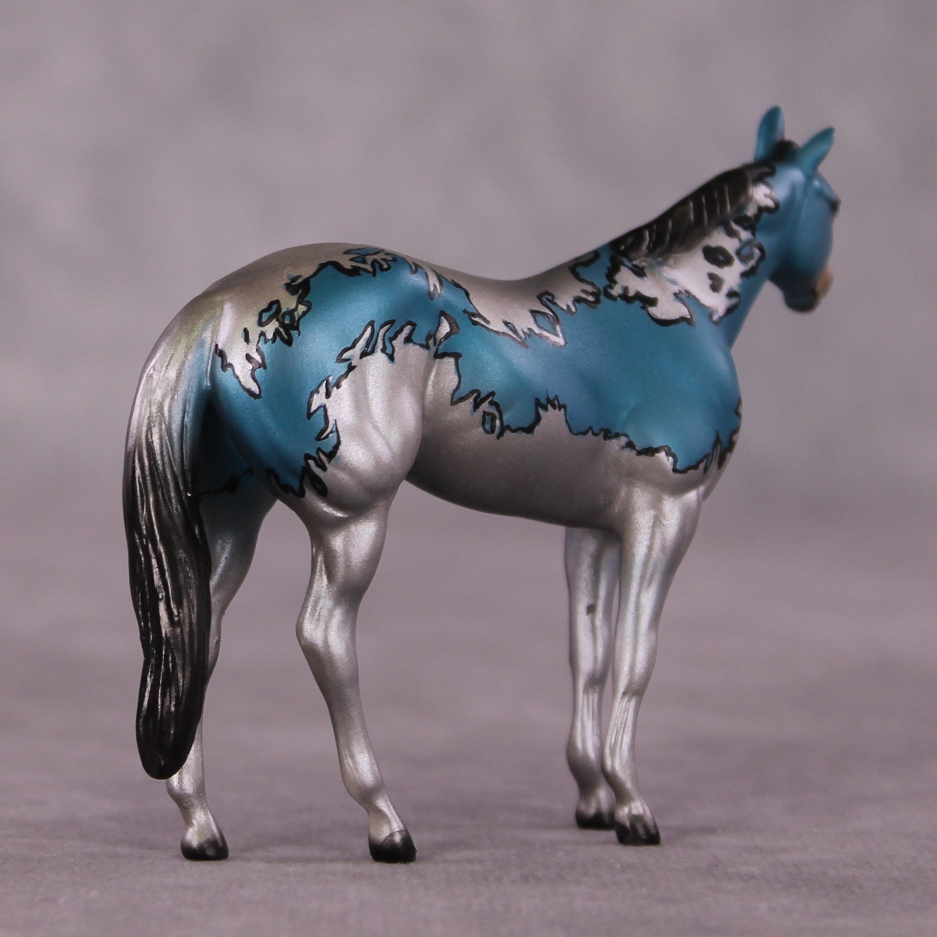 "Choropleth" OOAK Stock Chip by Dawn Quick SHCF25