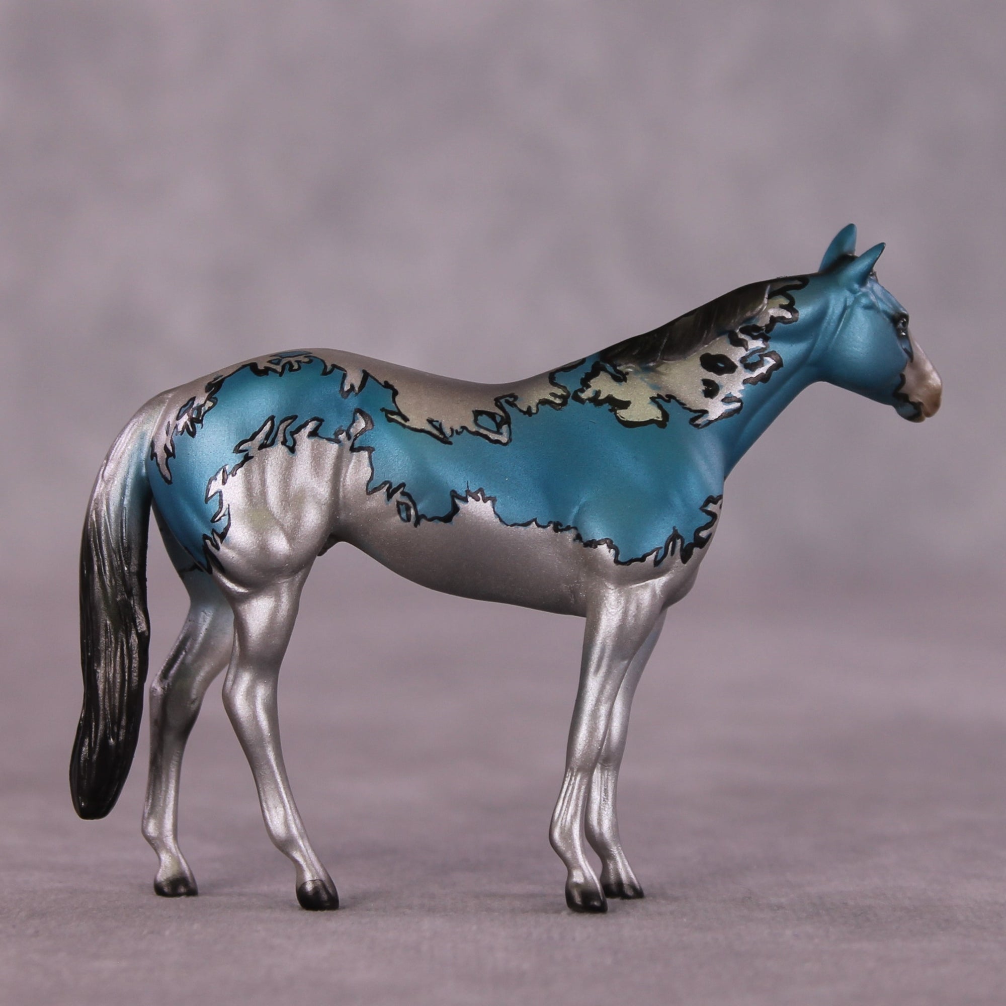 "Choropleth" OOAK Stock Chip by Dawn Quick SHCF25