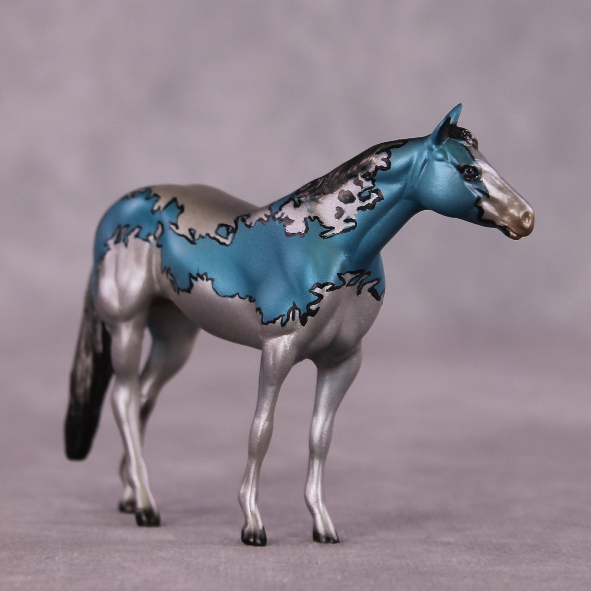 "Choropleth" OOAK Stock Chip by Dawn Quick SHCF25