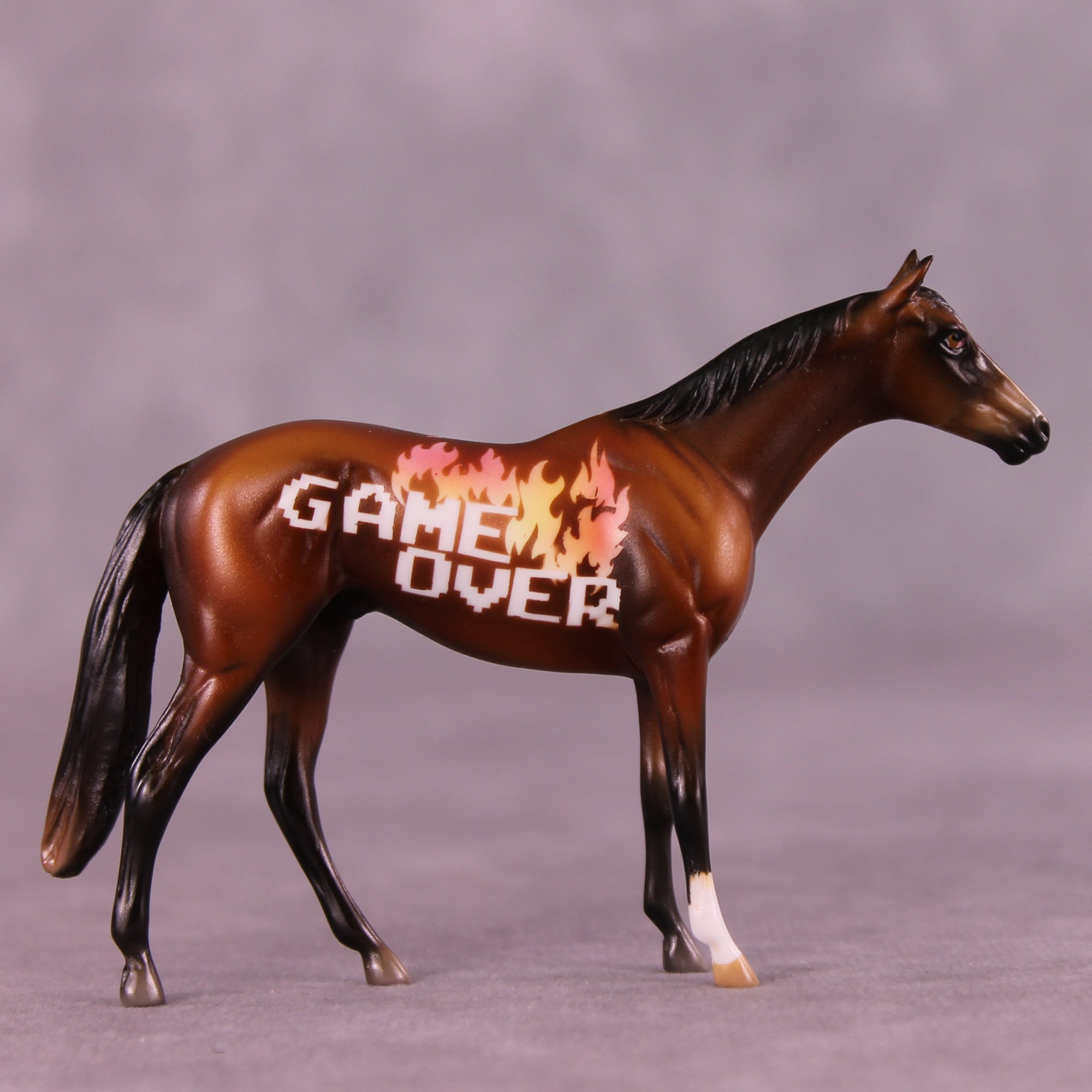 Game Over OOAK Chip Thoroughbred by Kike (Enrique) Duarte SCD25