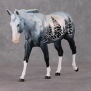 Chef OOAK Winter Tree Deco Pebble Mule By Dawn Quick HS24