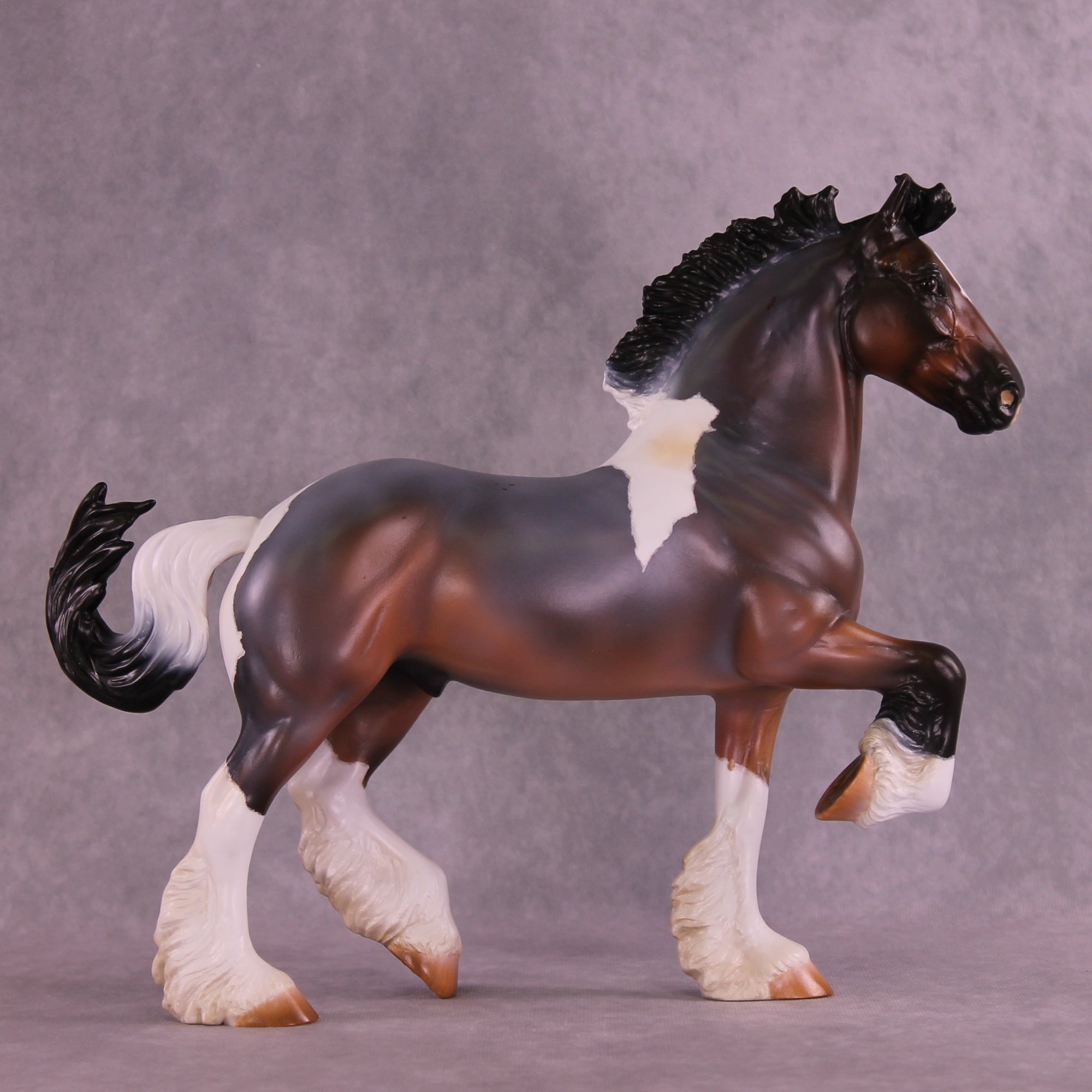 Swanson OOAK FCM Trotting Drafter by Kristen Cermele GS1225
