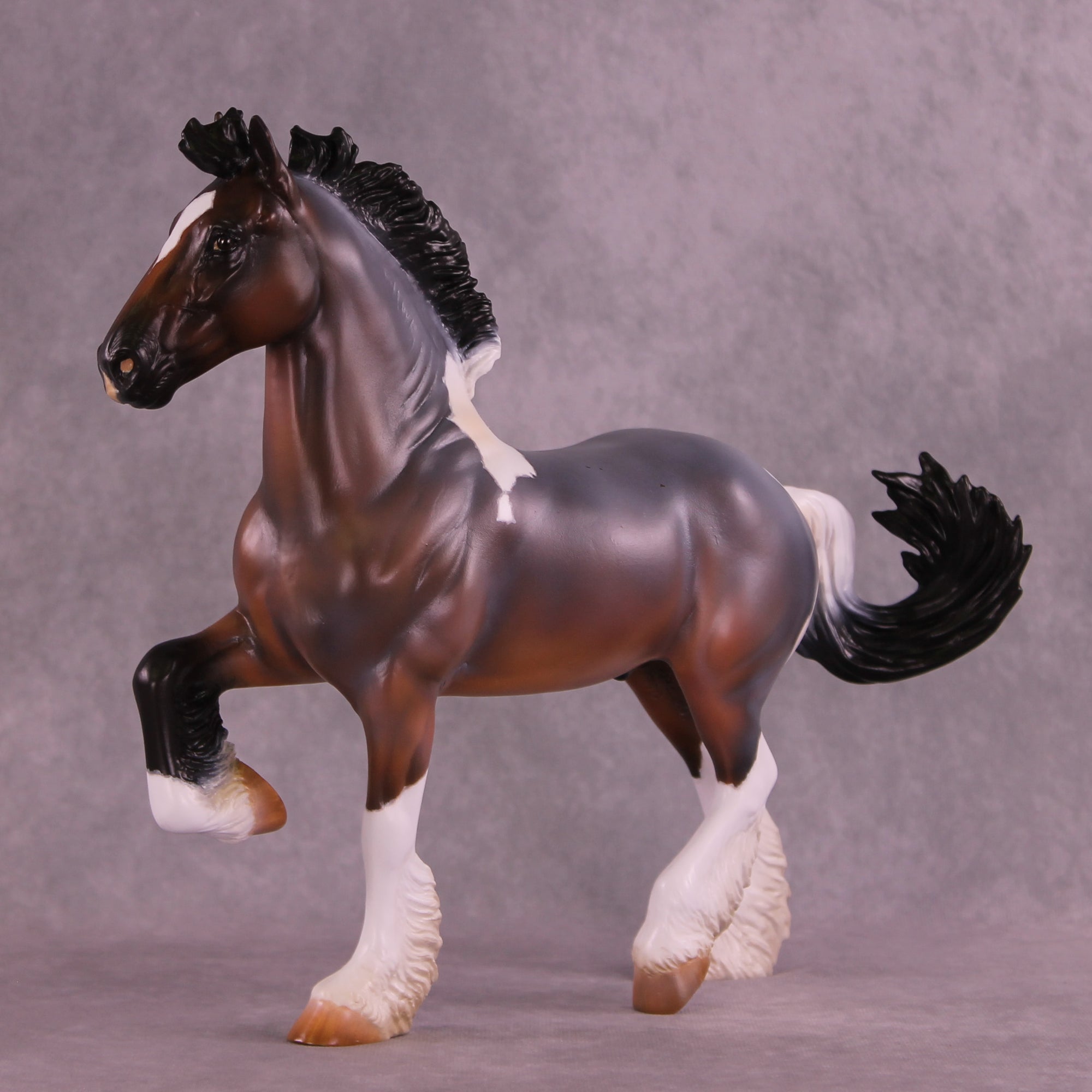 Swanson OOAK FCM Trotting Drafter by Kristen Cermele GS1225