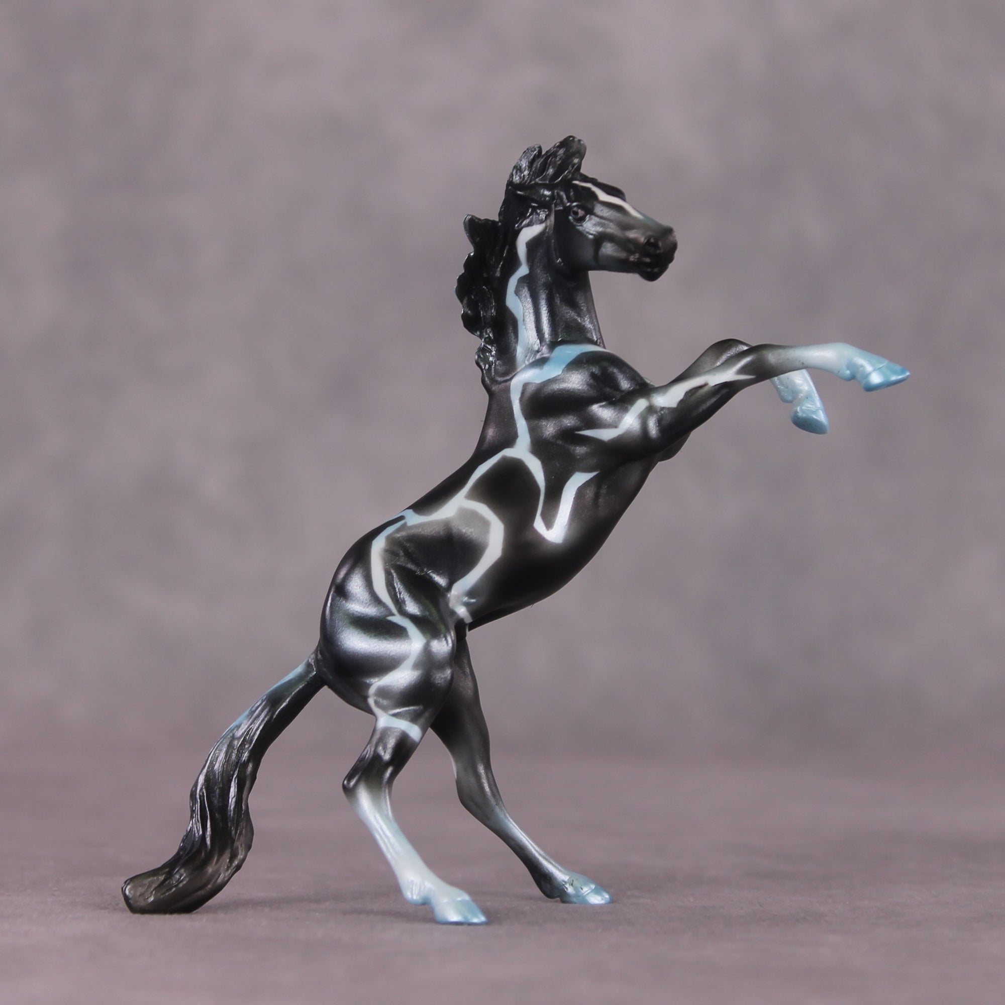 "Ice Storm" OOAK Rearing Chip By Kike Duarte SHCF25OS