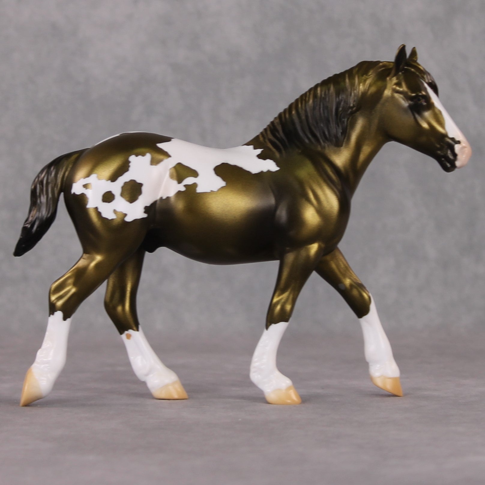 Sway OOAK Gold Appaloosa Pebble Draft By Jamie Adamson HS24