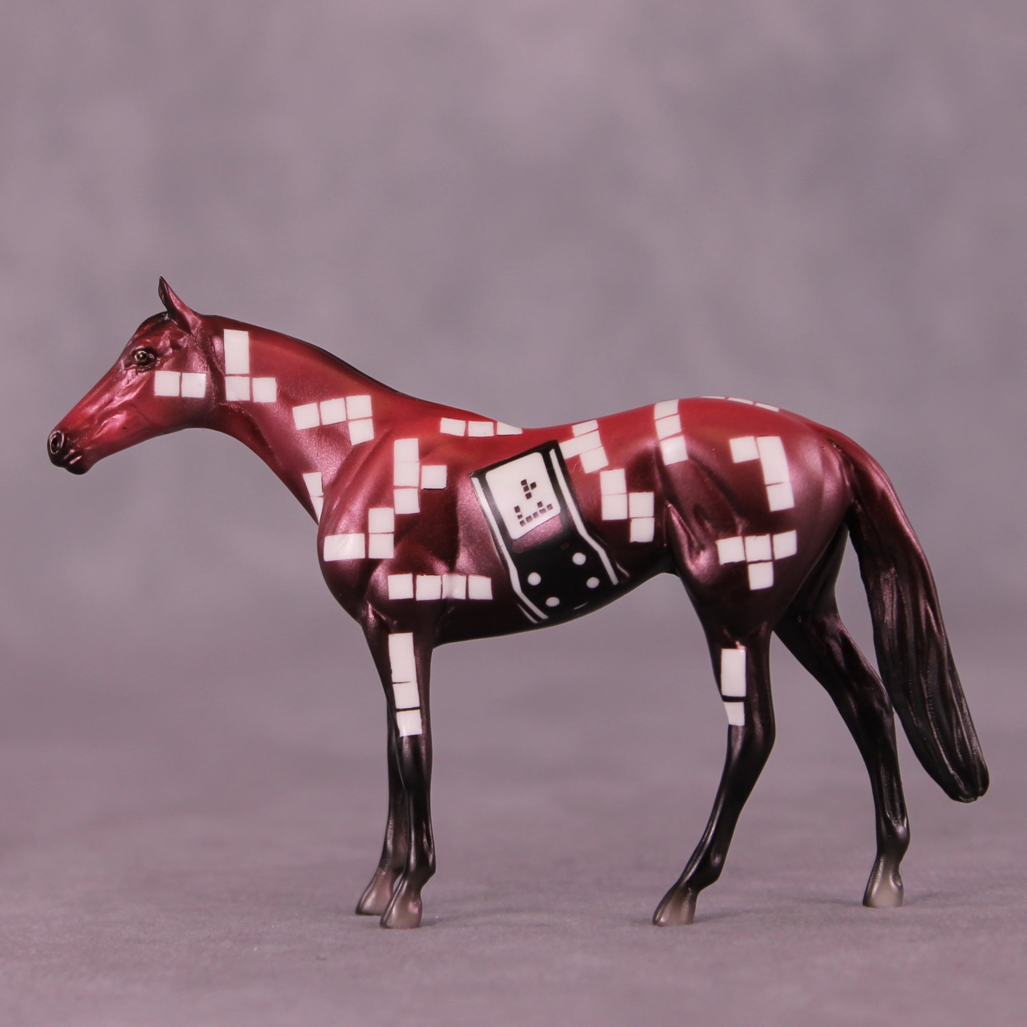 Stone Blocks OOAK Chip Thoroughbred by Kike (Enrique) Duarte SCD25