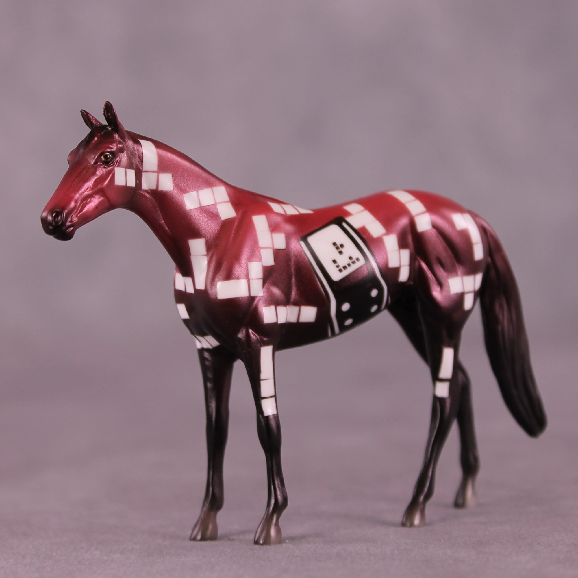 Stone Blocks OOAK Chip Thoroughbred by Kike (Enrique) Duarte SCD25