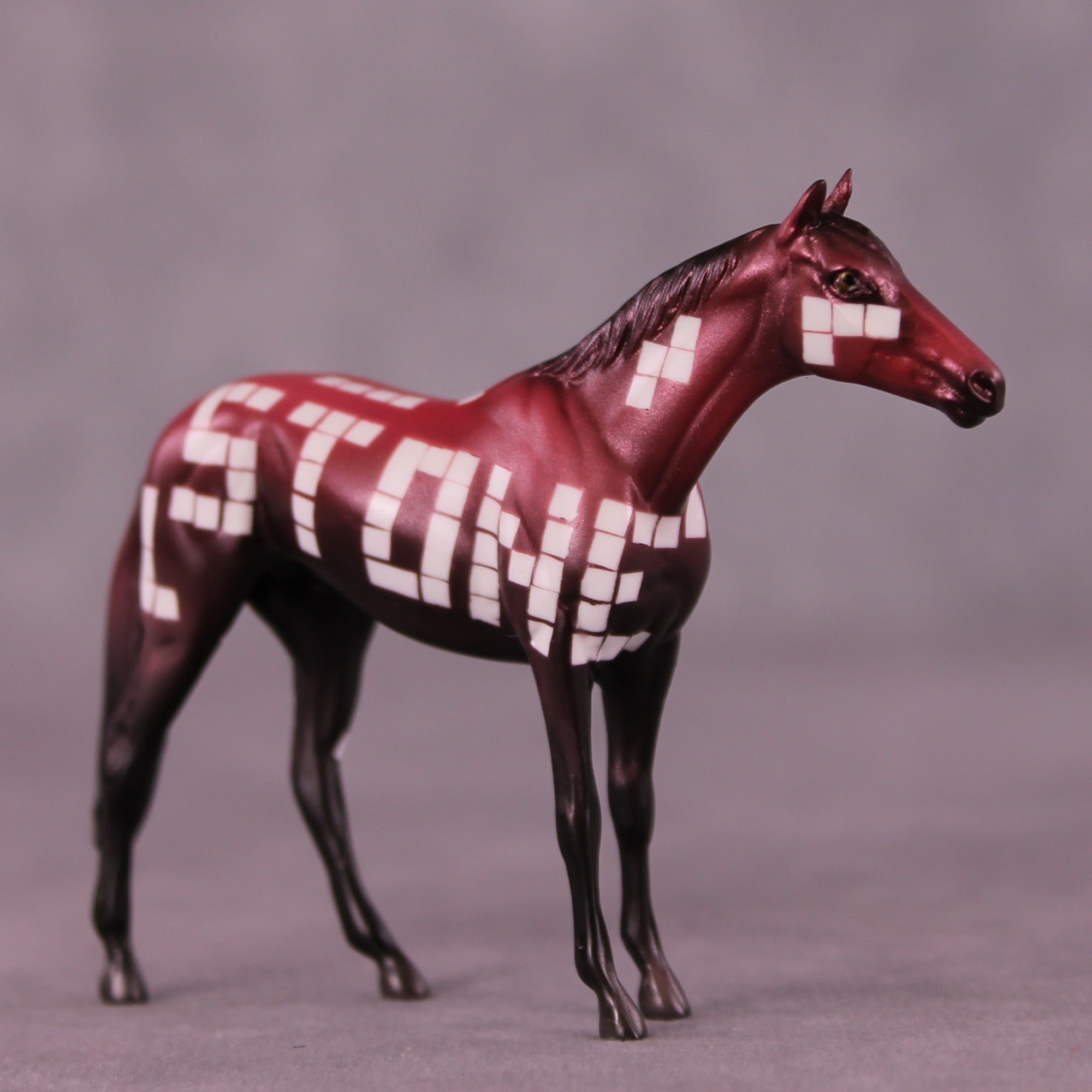 Stone Blocks OOAK Chip Thoroughbred by Kike (Enrique) Duarte SCD25