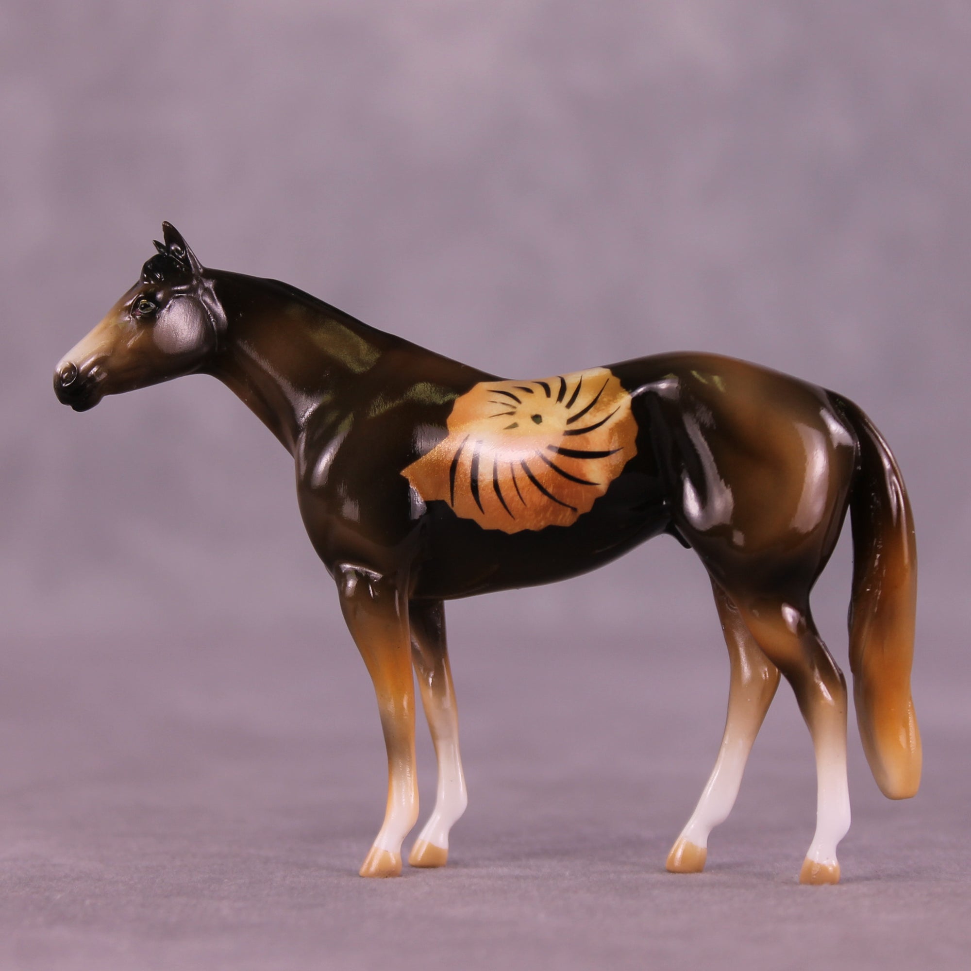Cephalopod OOAK Chip Stock Horse by Kike (Enrique) Duarte MS25