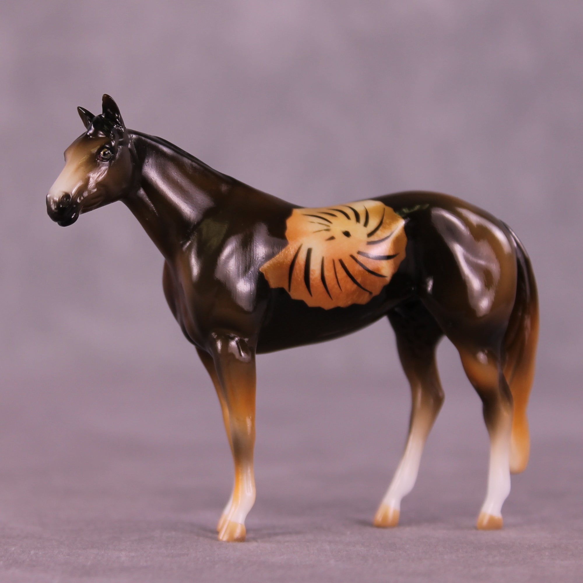 Cephalopod OOAK Chip Stock Horse by Kike (Enrique) Duarte MS25