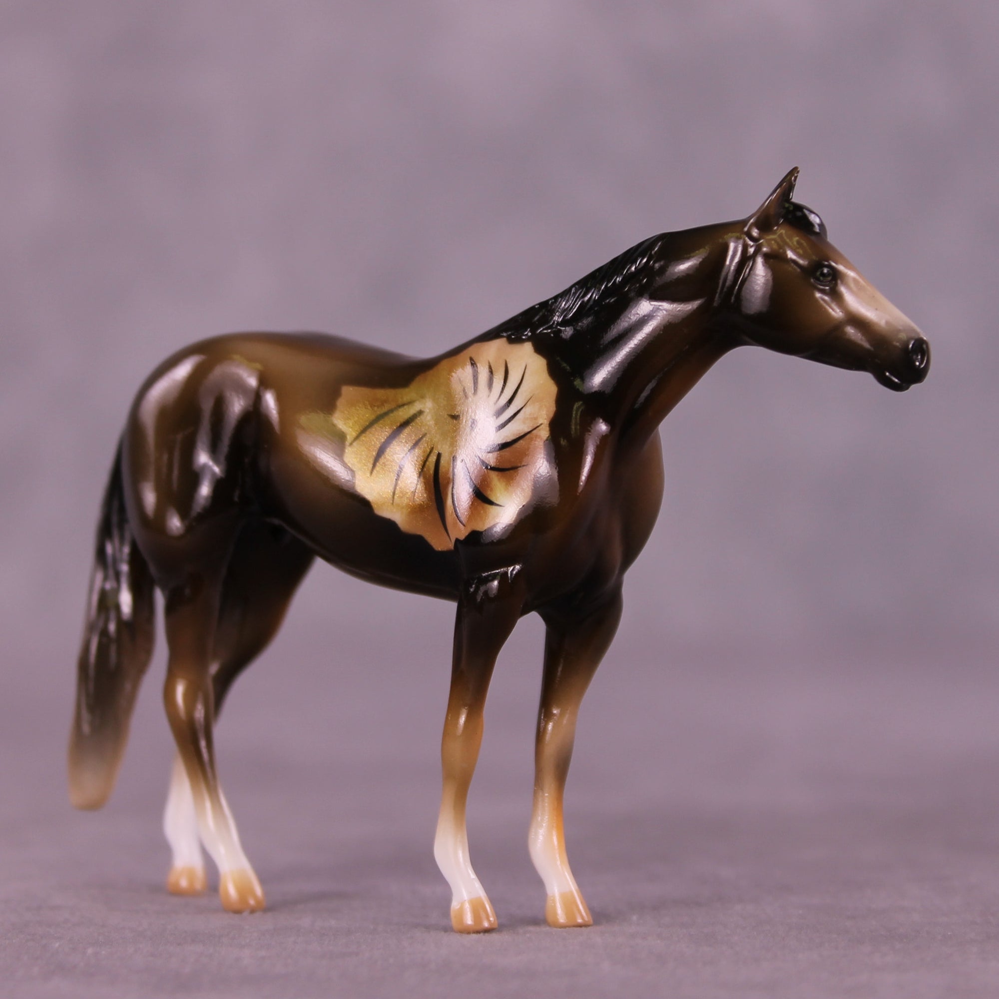 Cephalopod OOAK Chip Stock Horse by Kike (Enrique) Duarte MS25