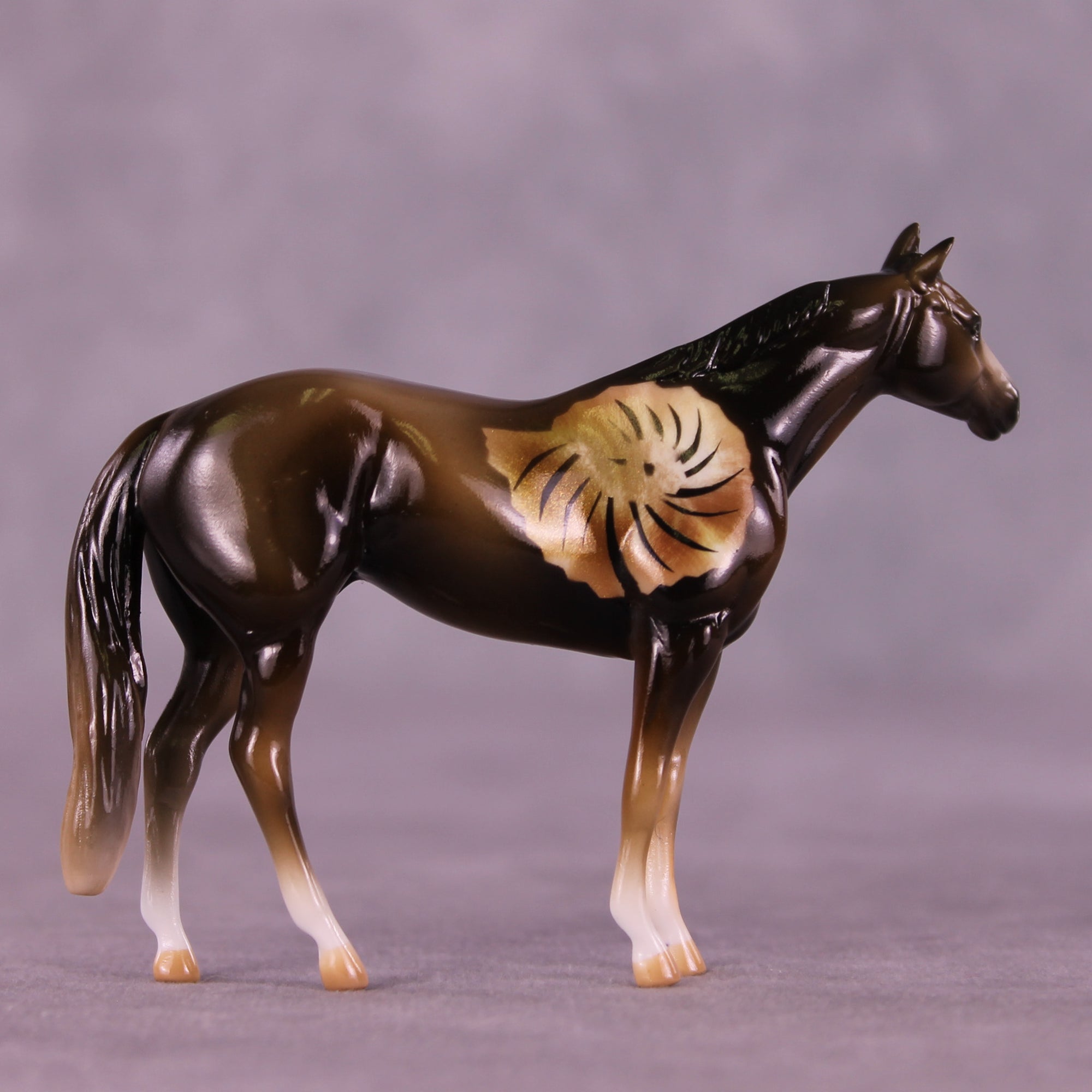 Cephalopod OOAK Chip Stock Horse by Kike (Enrique) Duarte MS25