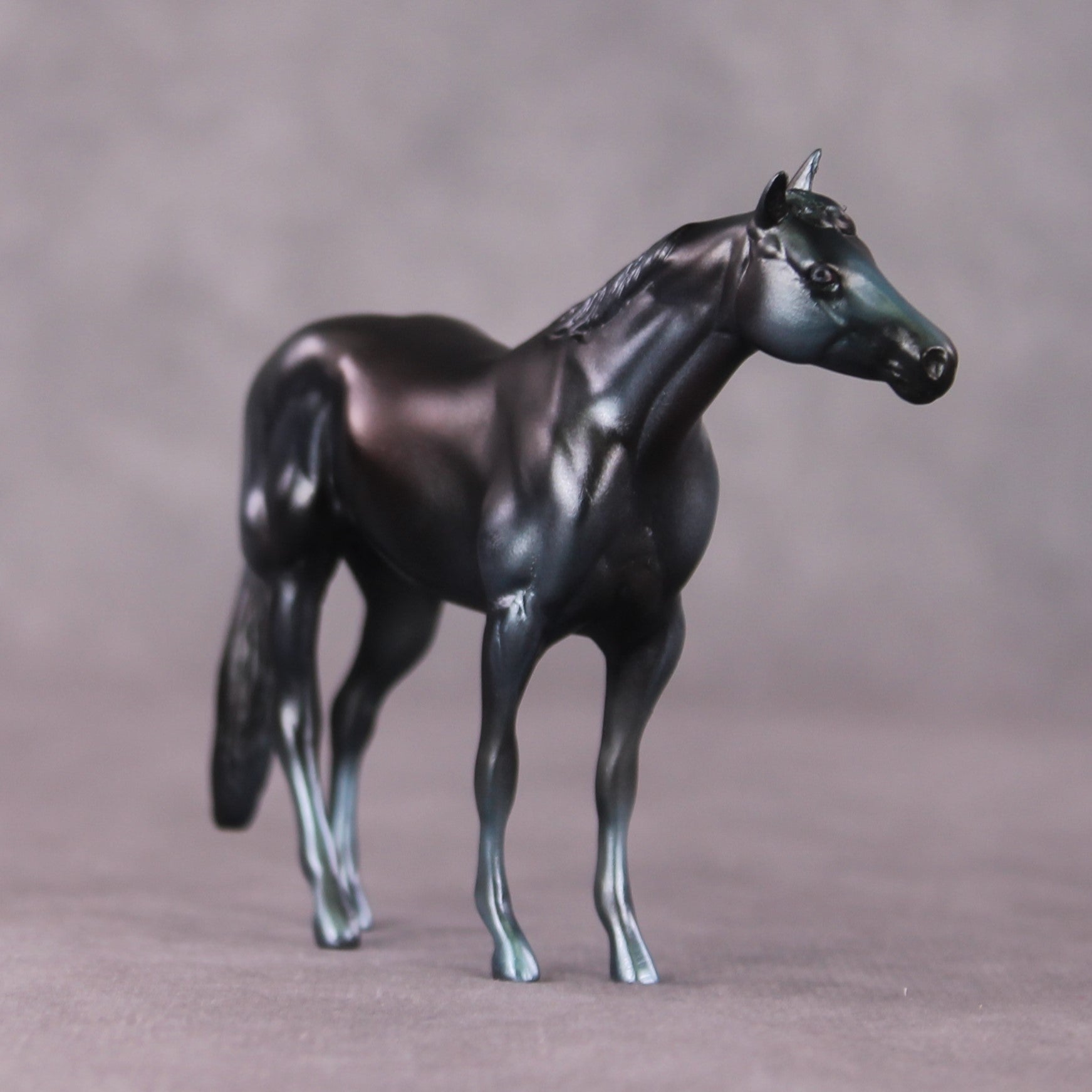 "Lobo Oscuro" OOAK Stock Chip By Kike Duarte SHCF25