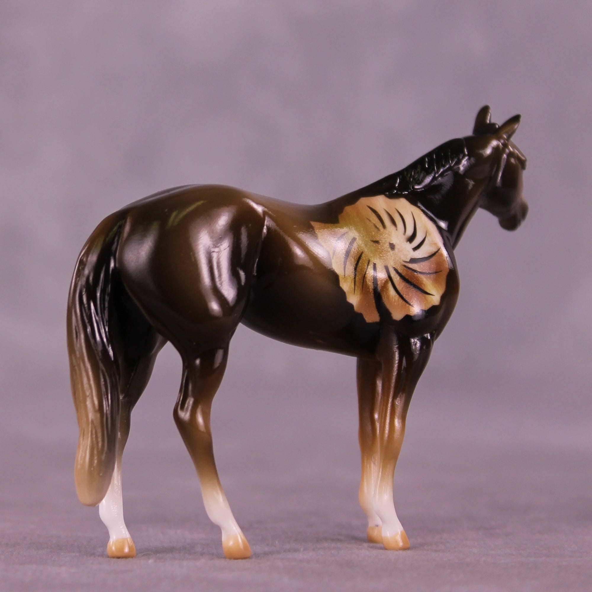 Cephalopod OOAK Chip Stock Horse by Kike (Enrique) Duarte MS25