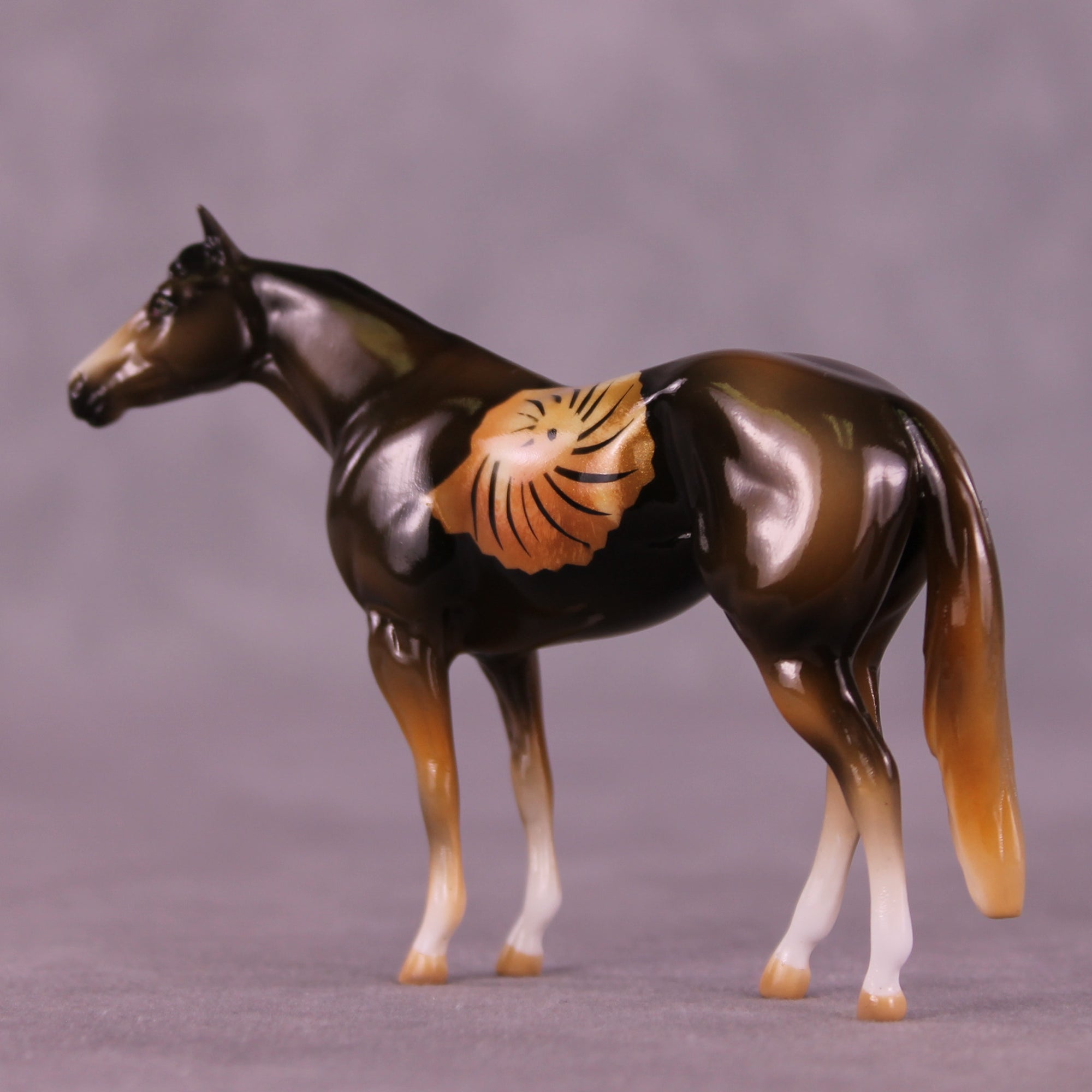 Cephalopod OOAK Chip Stock Horse by Kike (Enrique) Duarte MS25