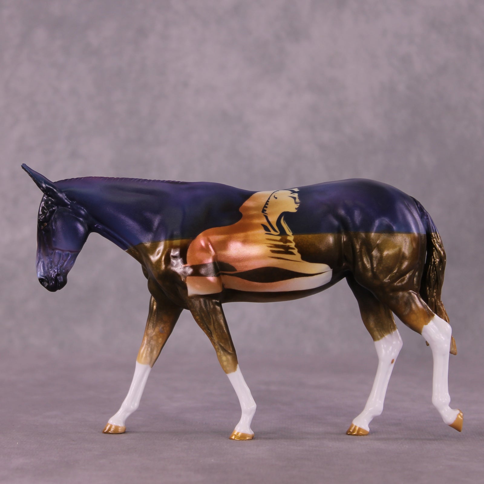 Sphynx OOAK Pebble Mule by Kike Duarte LHS25