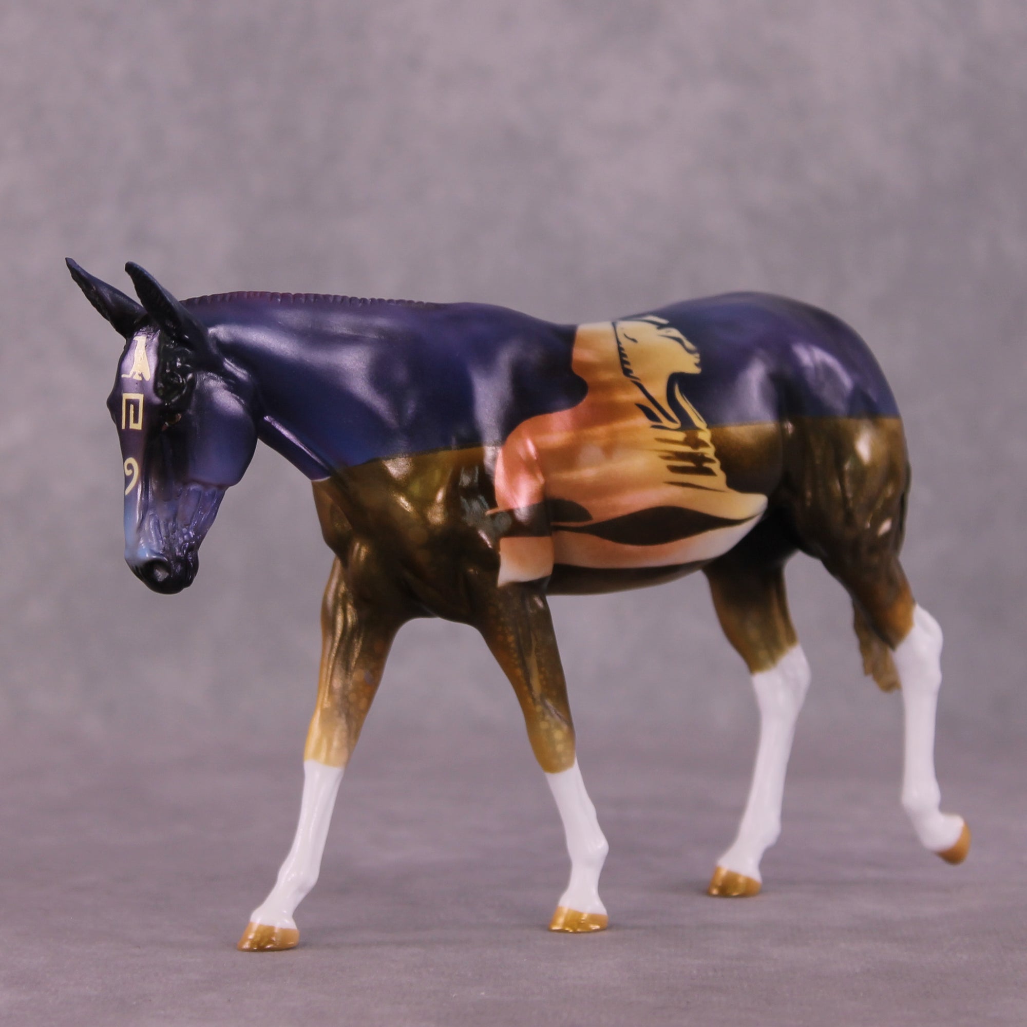 Sphynx OOAK Pebble Mule by Kike Duarte LHS25