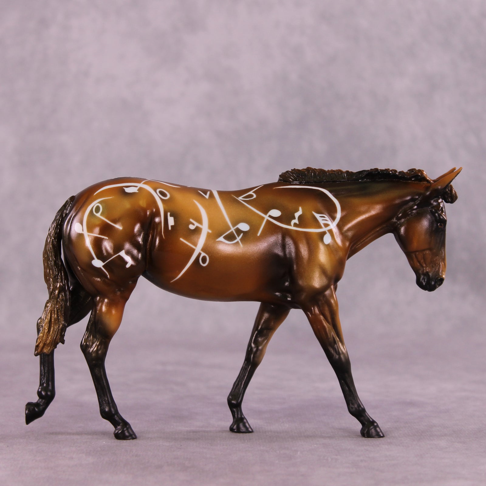 Feel the Rhythm OOAK Pebble Mule by Kike (Enrique) Duarte LHS25