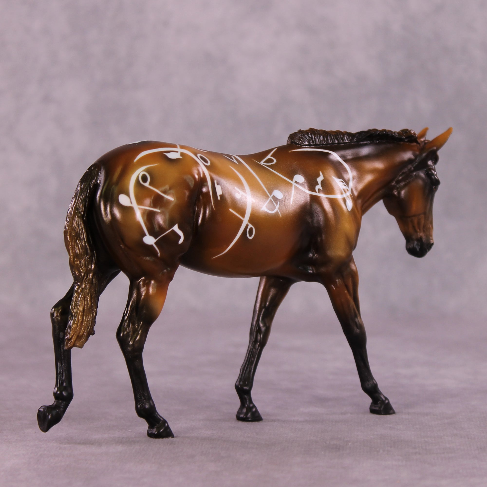 Feel the Rhythm OOAK Pebble Mule by Kike (Enrique) Duarte LHS25