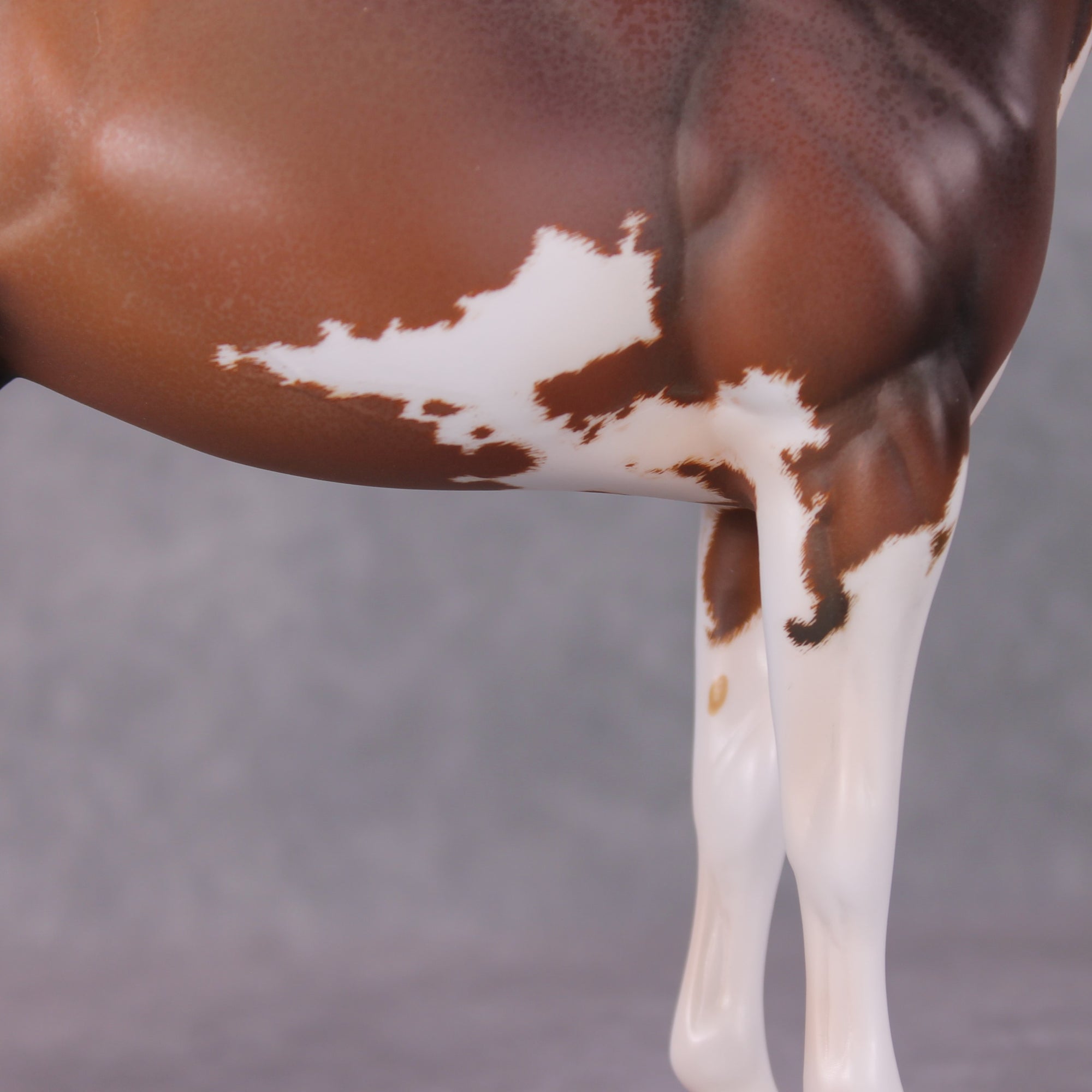 "Earl Grey" OOAK Roan Pinto ISH W/ Criollo Customizing Painted By Amanda Brock Best Offers 01/07/25