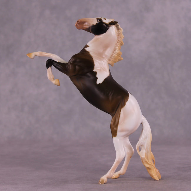 Altair OOAK Rearing Pebble by Anna Rieck Equilocity 2025