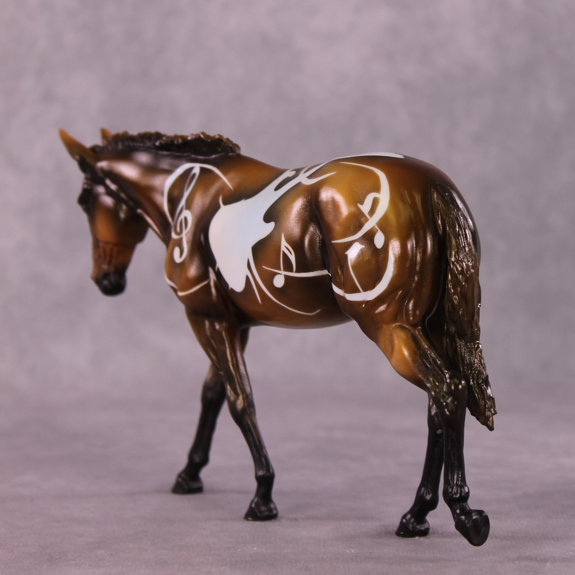 Feel the Rhythm OOAK Pebble Mule by Kike (Enrique) Duarte LHS25