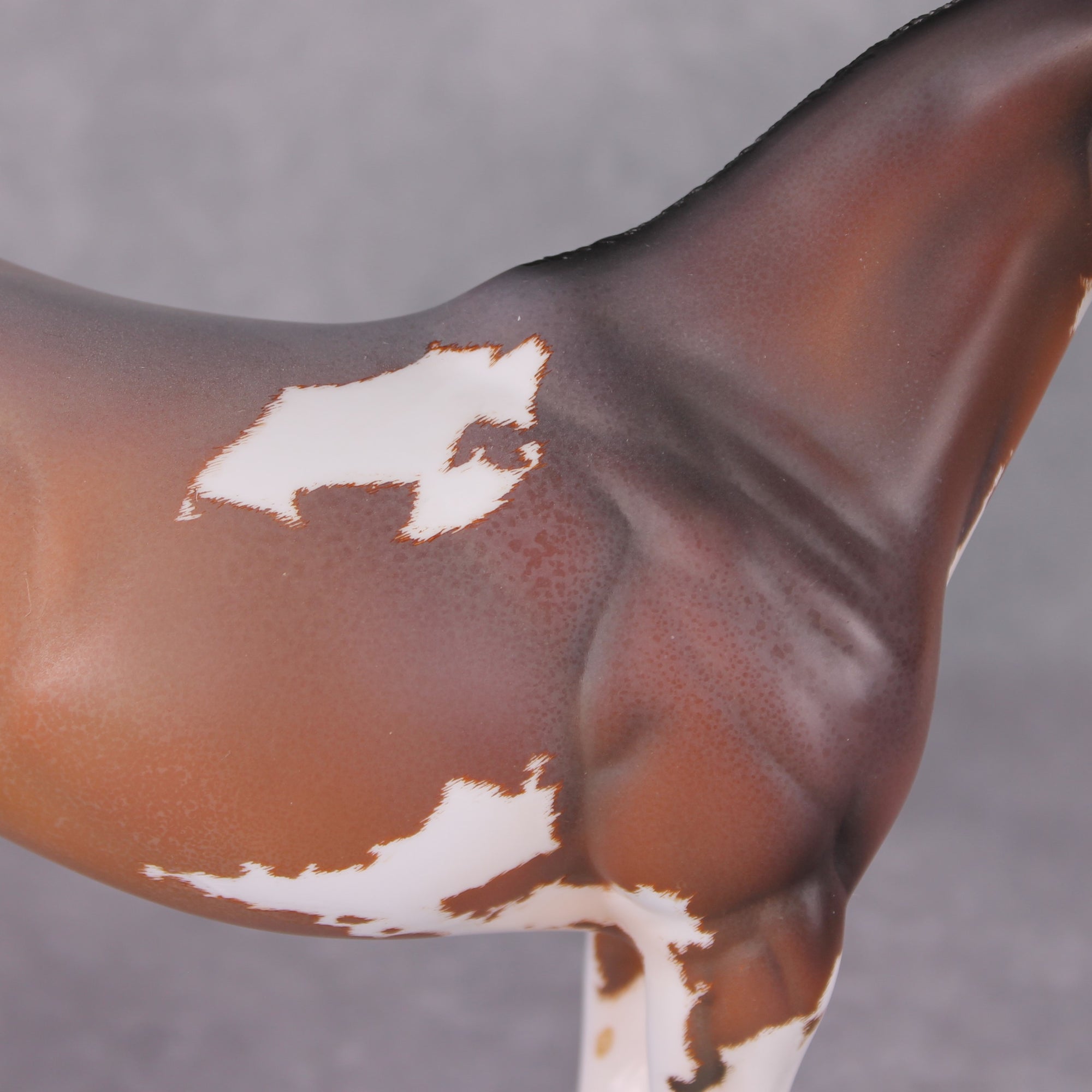 "Earl Grey" OOAK Roan Pinto ISH W/ Criollo Customizing Painted By Amanda Brock Best Offers 01/07/25