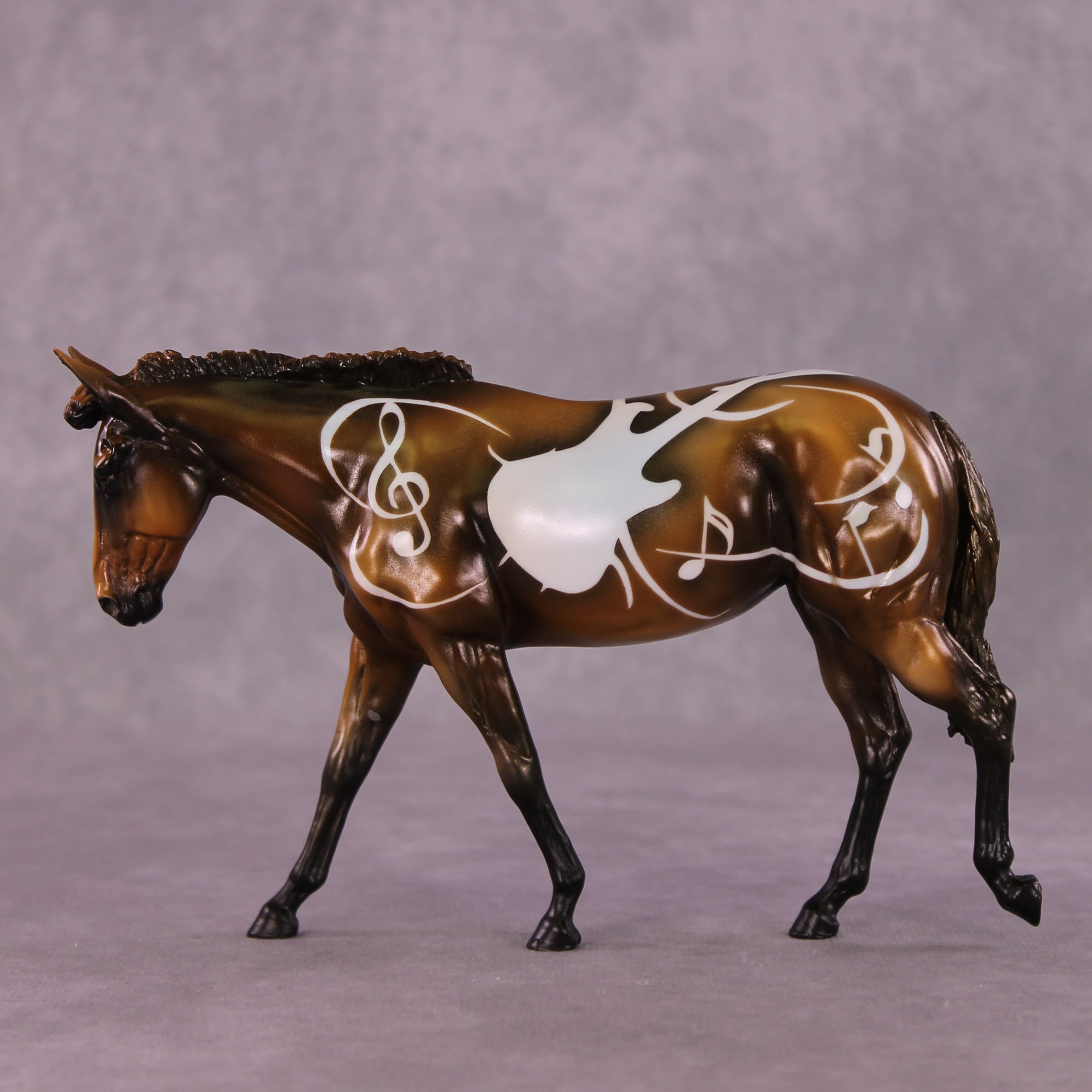 Feel the Rhythm OOAK Pebble Mule by Kike (Enrique) Duarte LHS25