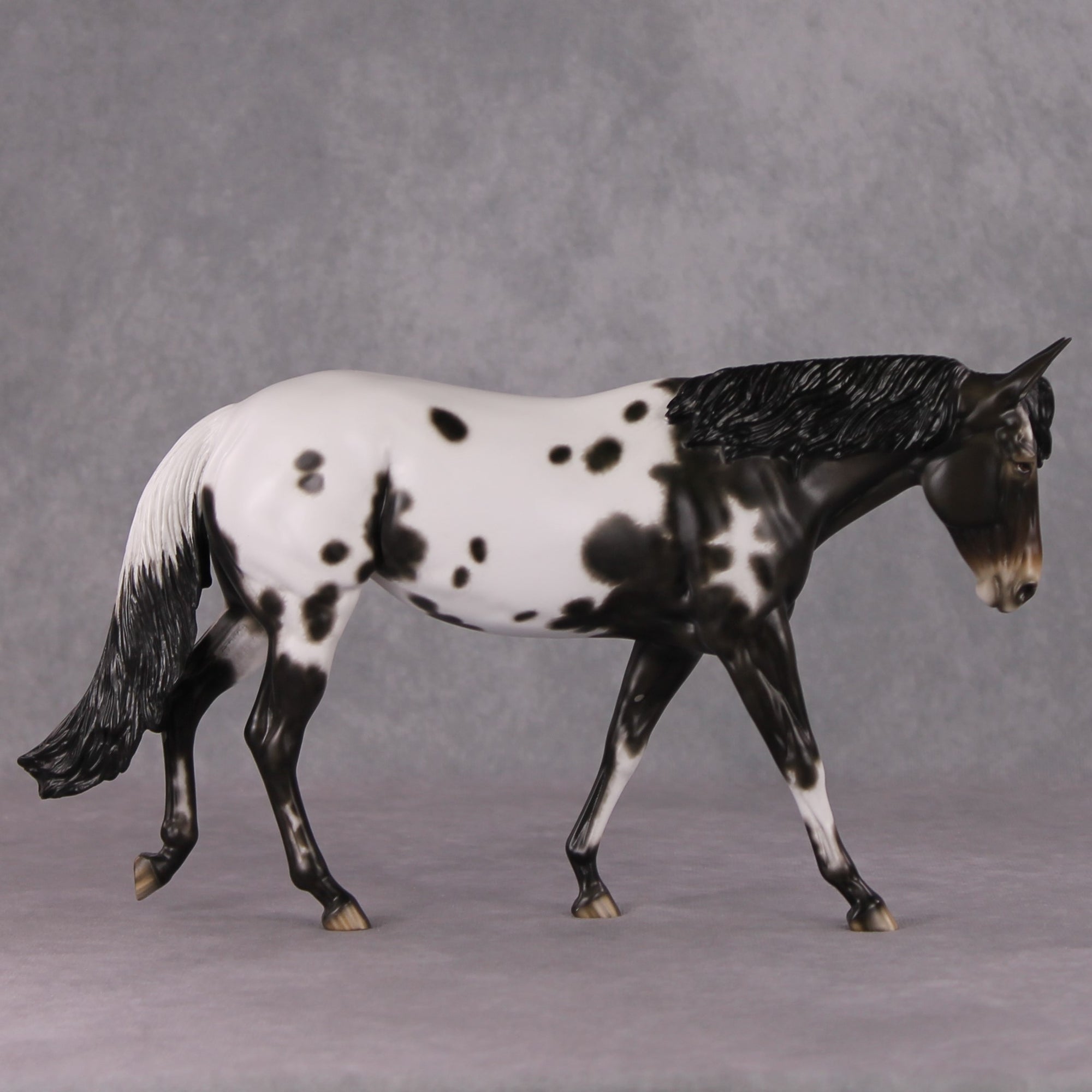 "Jovie" OOAK Appaloosa Large Mule Painted By Sheryl Leisure Best Offers 01/07/25