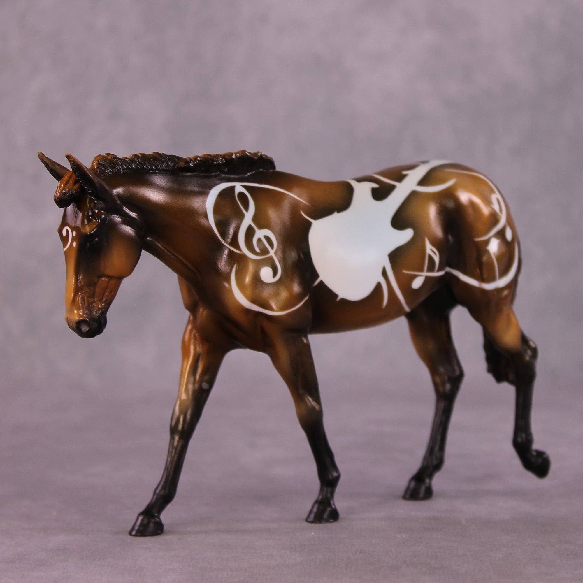 Feel the Rhythm OOAK Pebble Mule by Kike (Enrique) Duarte LHS25