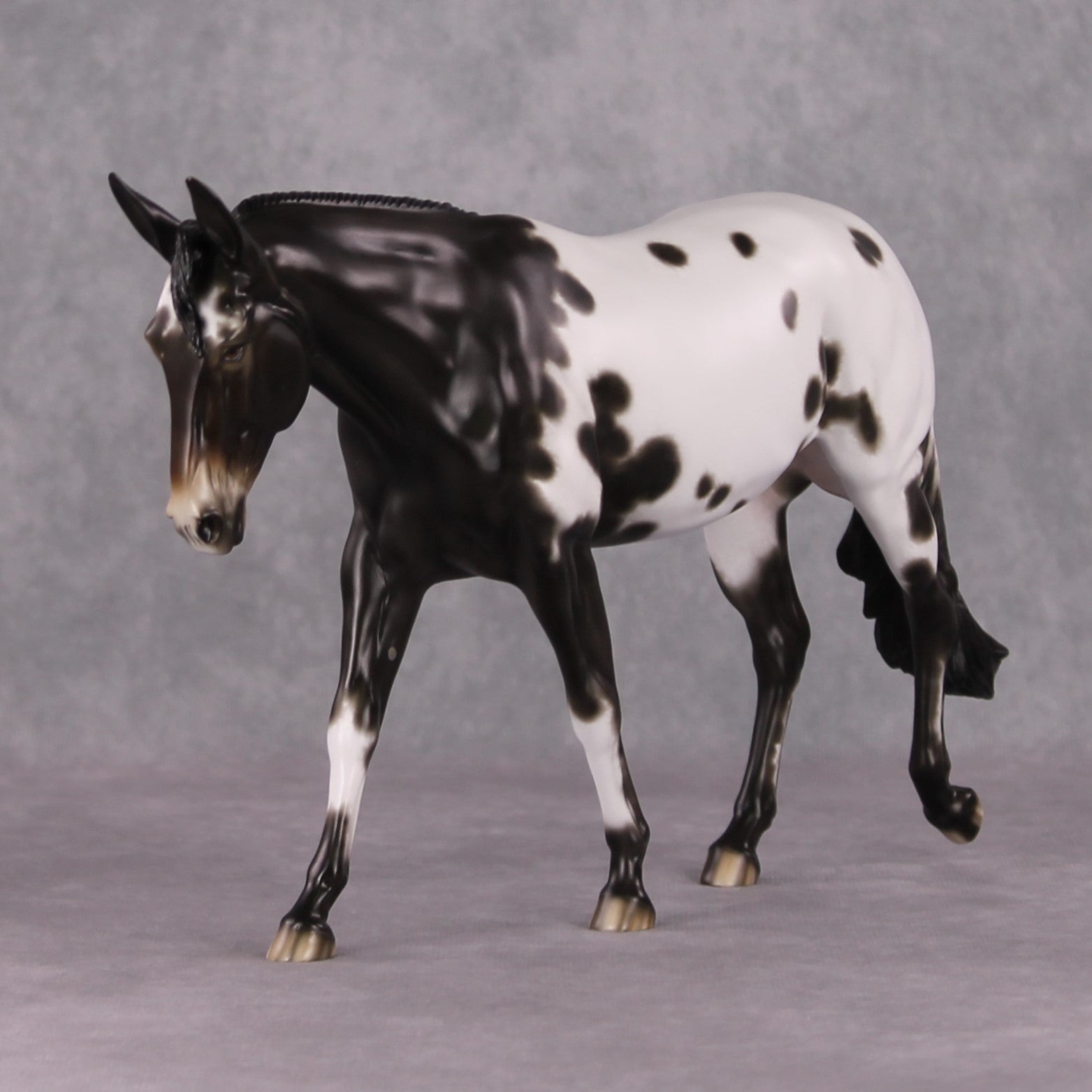"Jovie" OOAK Appaloosa Large Mule Painted By Sheryl Leisure Best Offers 01/07/25