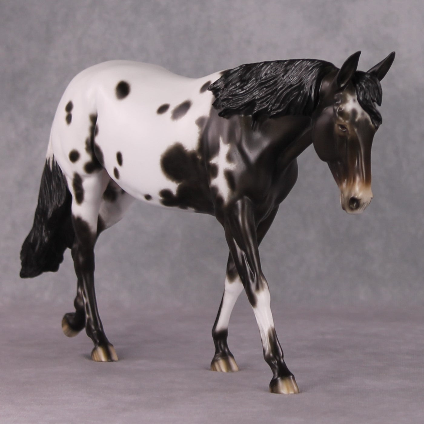 "Jovie" OOAK Appaloosa Large Mule Painted By Sheryl Leisure Best Offers 01/07/25