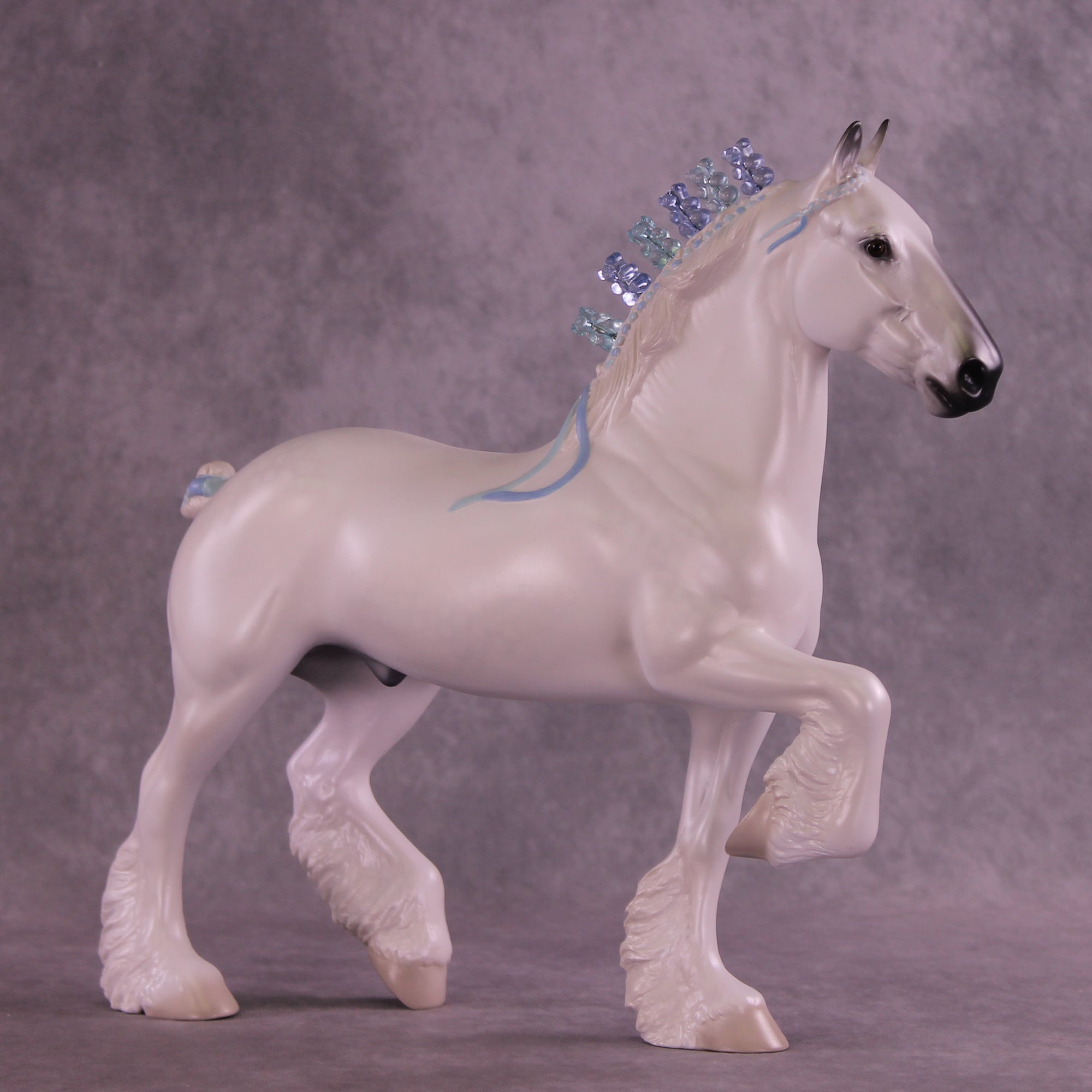 Arktos OOAK FCM Trotting Drafter by Jess Hamill HS25