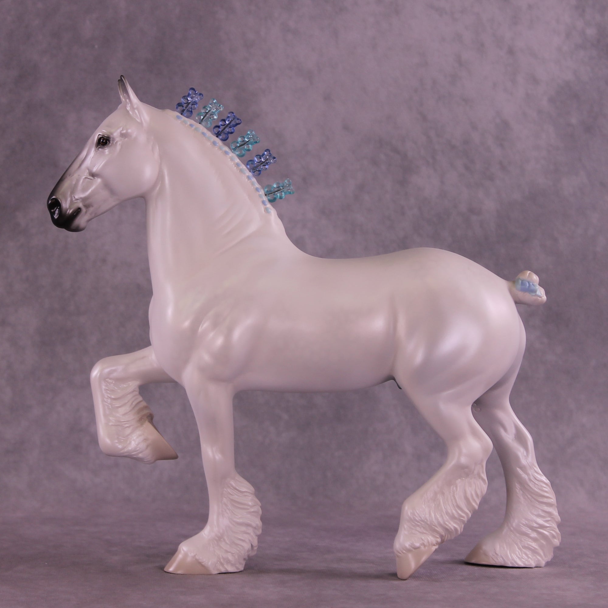 Arktos OOAK FCM Trotting Drafter by Jess Hamill HS25