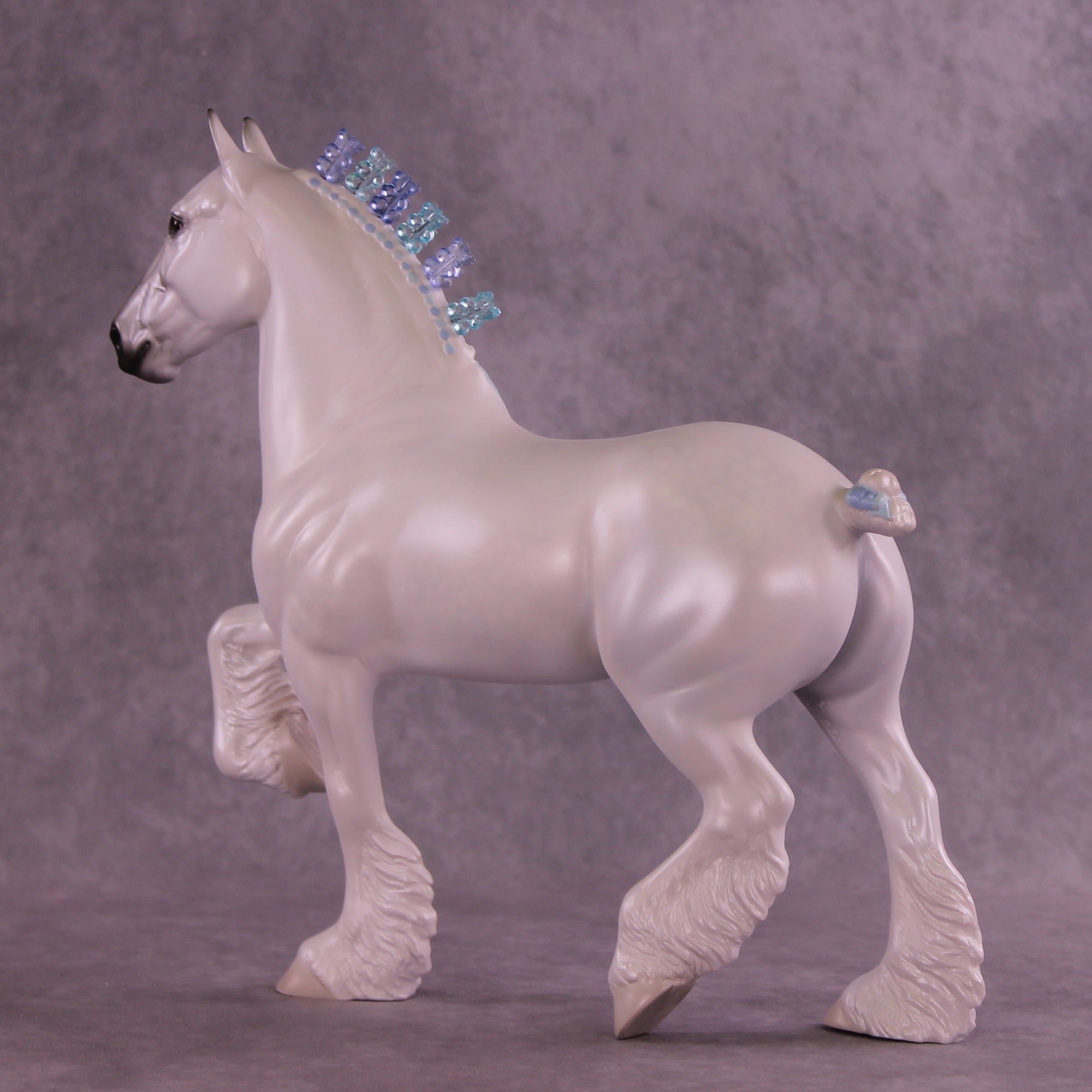 Arktos OOAK FCM Trotting Drafter by Jess Hamill HS25