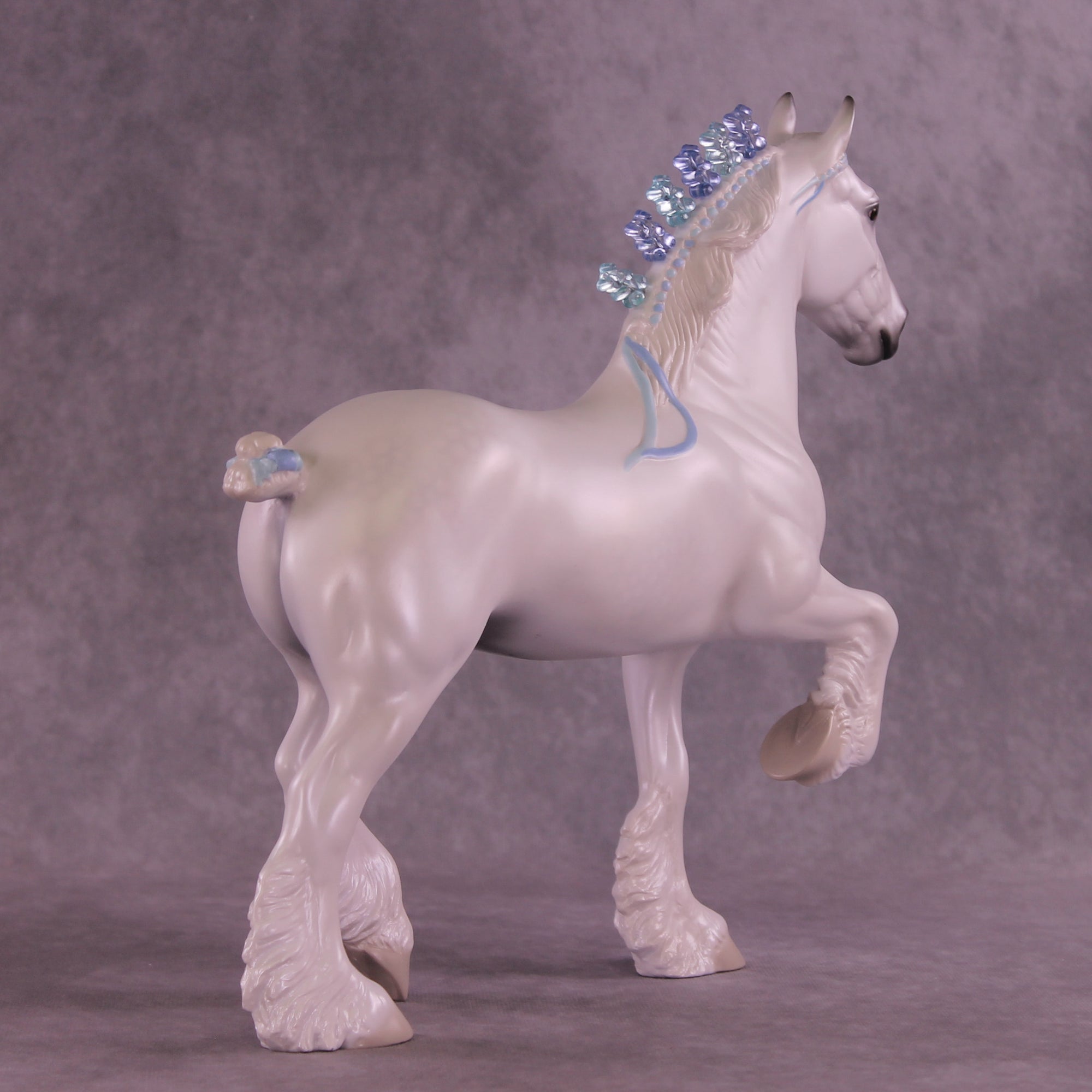 Arktos OOAK FCM Trotting Drafter by Jess Hamill HS25