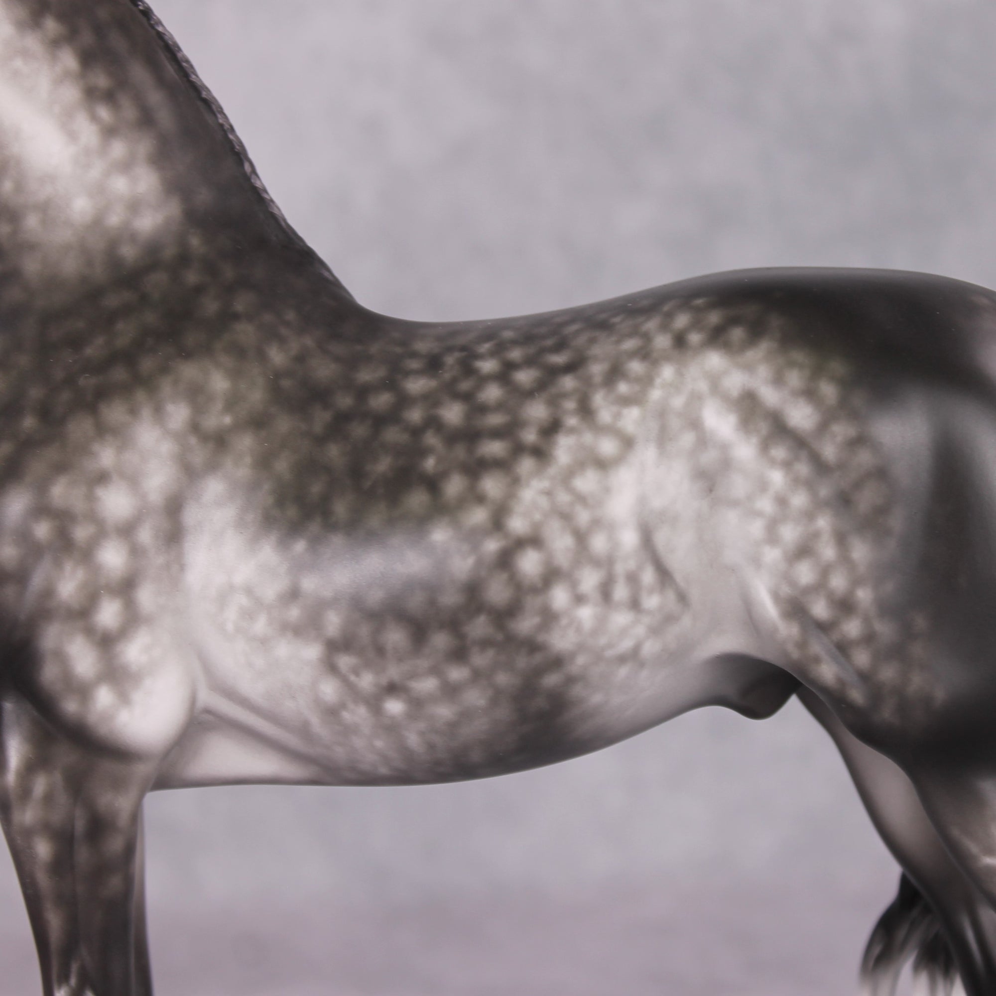 "Yuletide" OOAK Dapple Grey Morgan Painted By Sheryl Leisure Best Offers 01/07/25