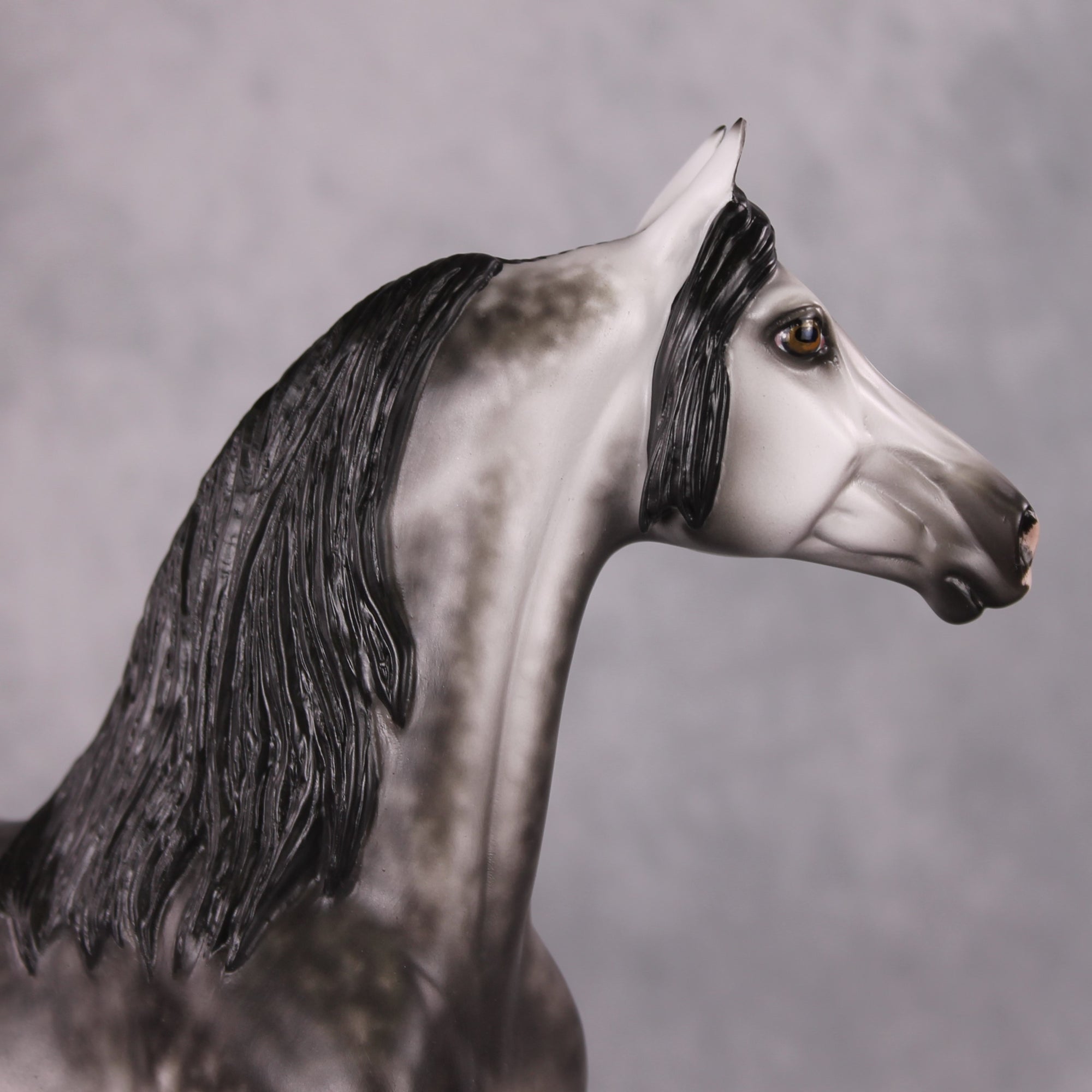 "Yuletide" OOAK Dapple Grey Morgan Painted By Sheryl Leisure Best Offers 01/07/25