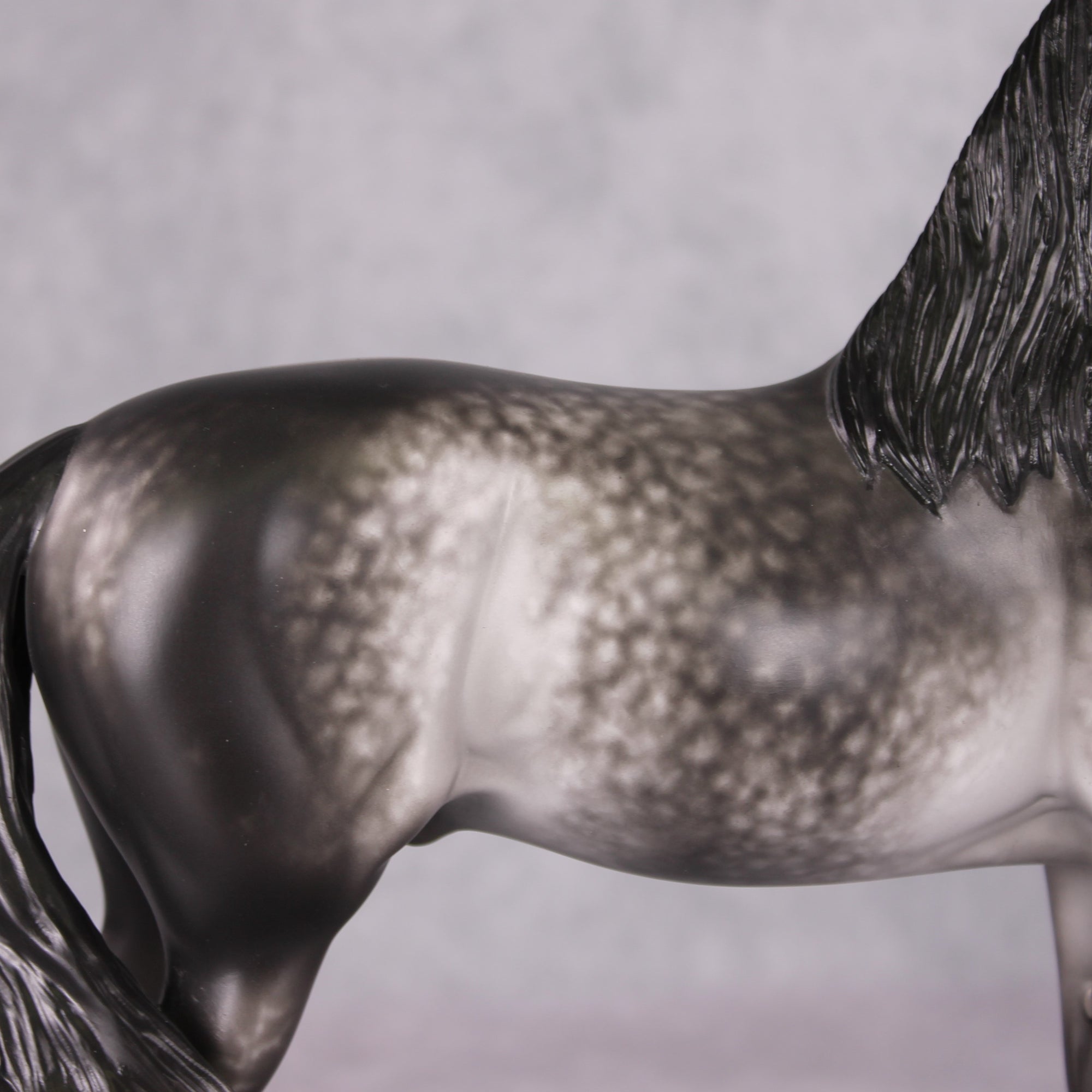 "Yuletide" OOAK Dapple Grey Morgan Painted By Sheryl Leisure Best Offers 01/07/25