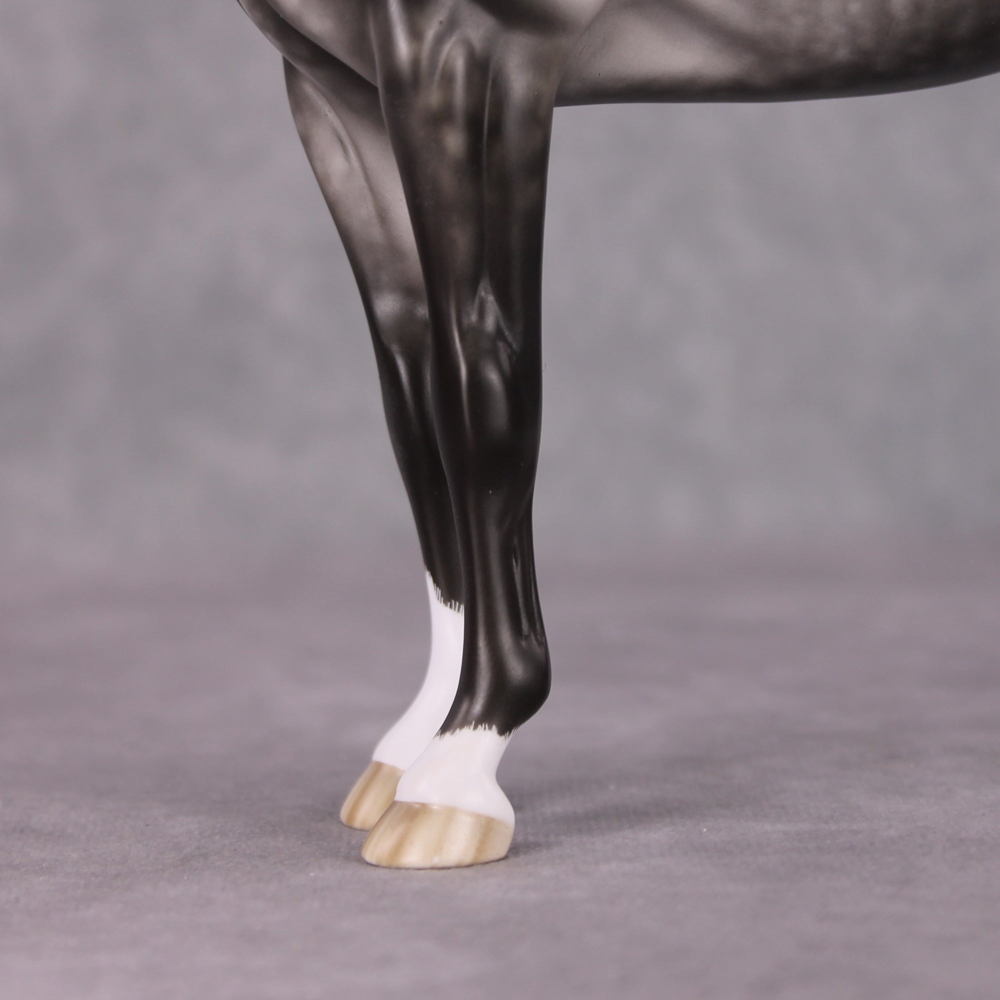 "Yuletide" OOAK Dapple Grey Morgan Painted By Sheryl Leisure Best Offers 01/07/25