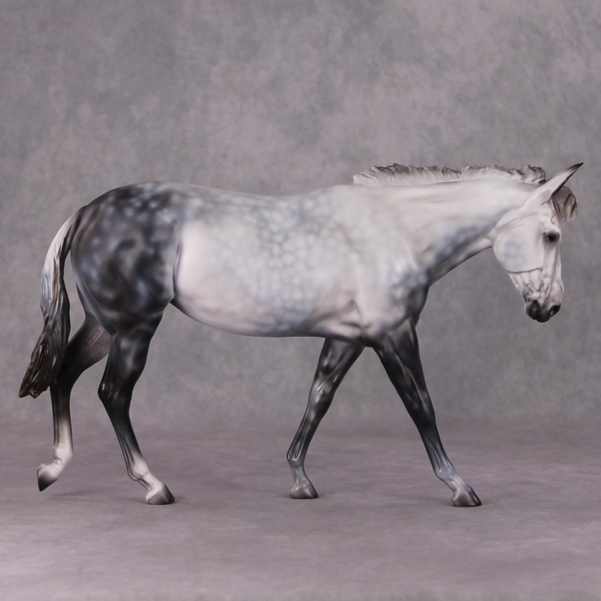 "First Ever" OOAK Dapple Grey Large Mule Painted By Kylee Parks Best Offers 01/07/25