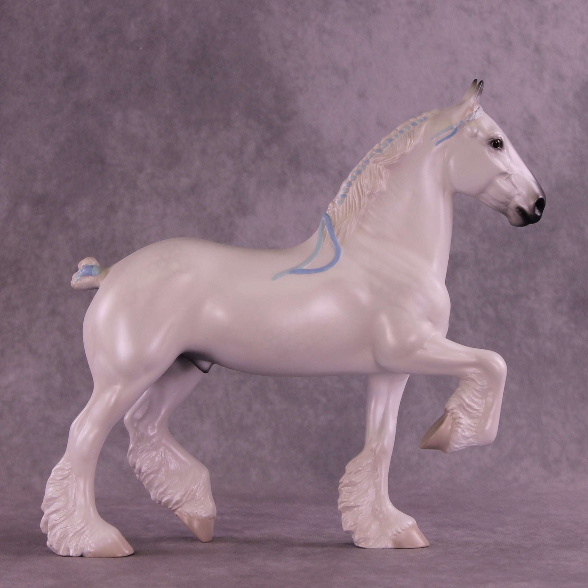 Arktos OOAK FCM Trotting Drafter by Jess Hamill HS25