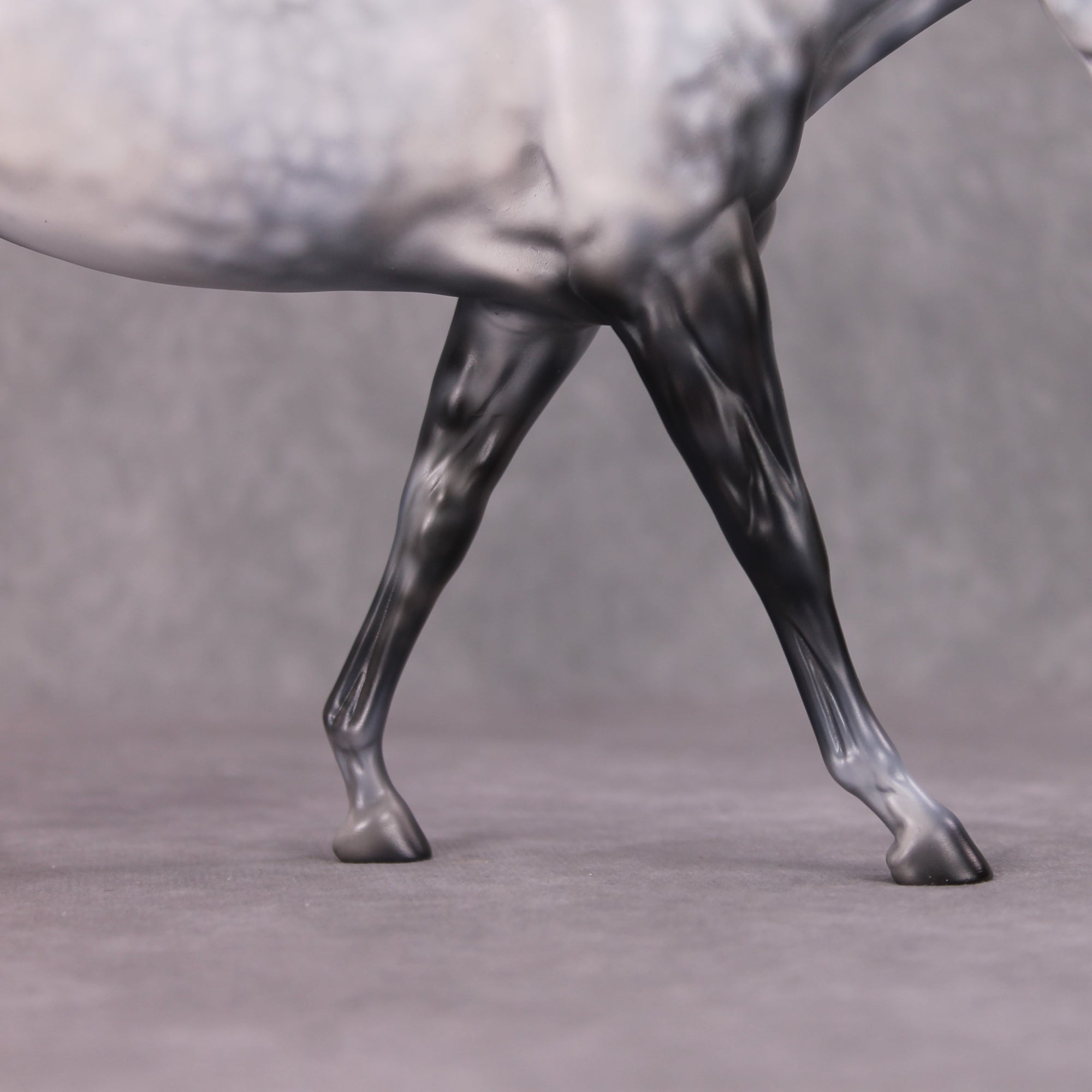 "First Ever" OOAK Dapple Grey Large Mule Painted By Kylee Parks Best Offers 01/07/25