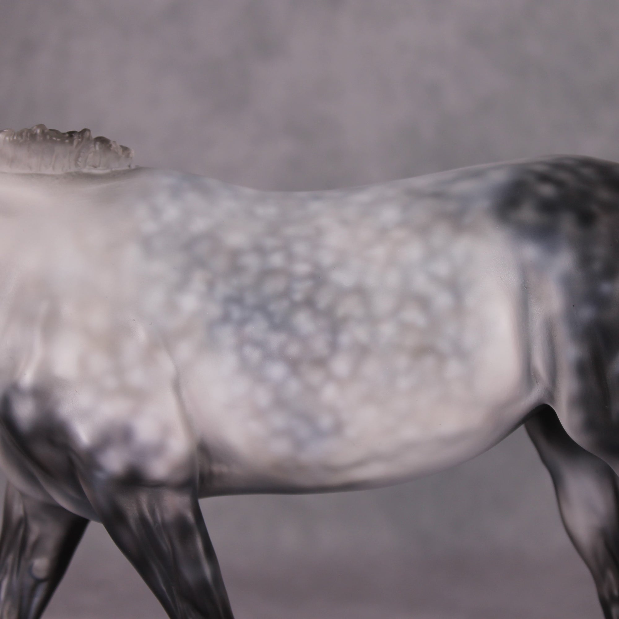 "First Ever" OOAK Dapple Grey Large Mule Painted By Kylee Parks Best Offers 01/07/25