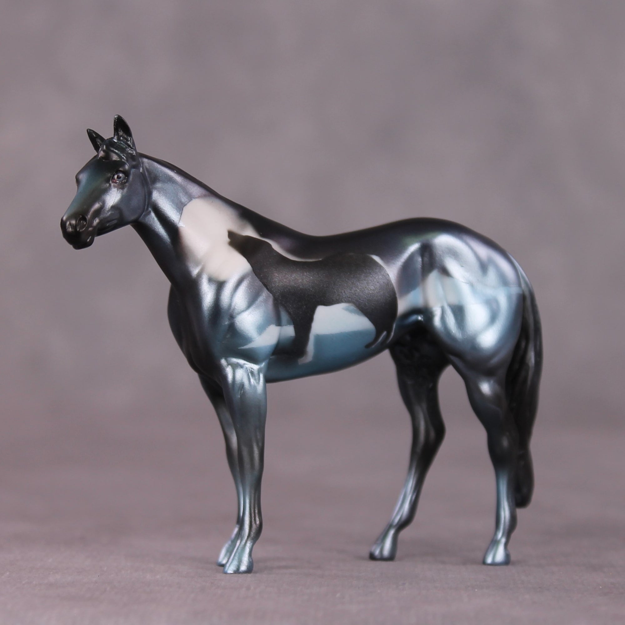 "Lobo Oscuro" OOAK Stock Chip By Kike Duarte SHCF25