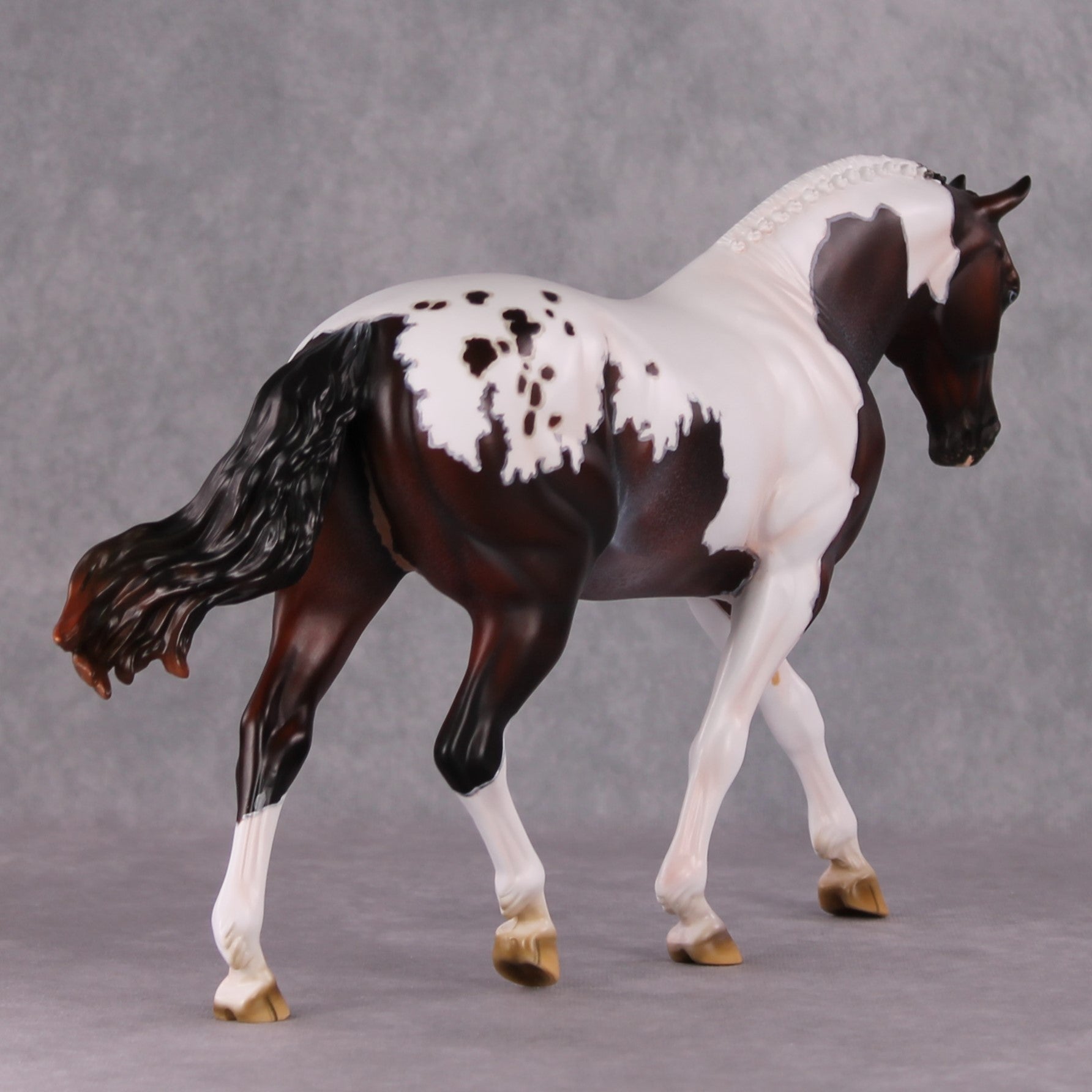 "Darjeeling" OOAK Roan Pintaloosa Irish Draught Painted By Amanda Brock Best Offers 01/07/25