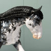 Rocket OOAK Black Sabino W/ Braided Mane &amp; Forelock Irish Cob By Dawn Quick EQ24