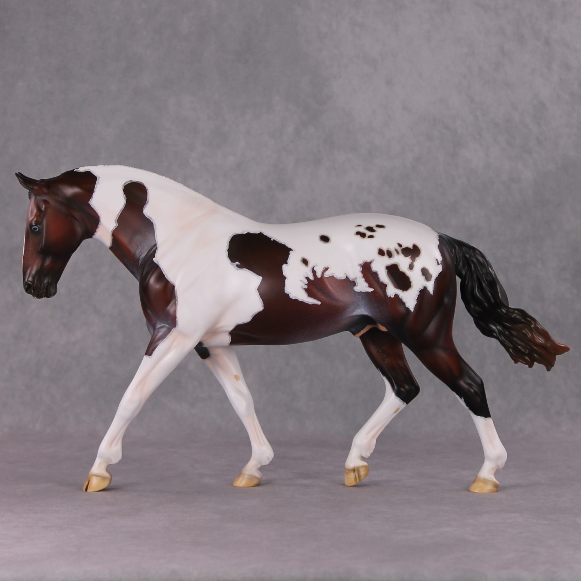 "Darjeeling" OOAK Roan Pintaloosa Irish Draught Painted By Amanda Brock Best Offers 01/07/25
